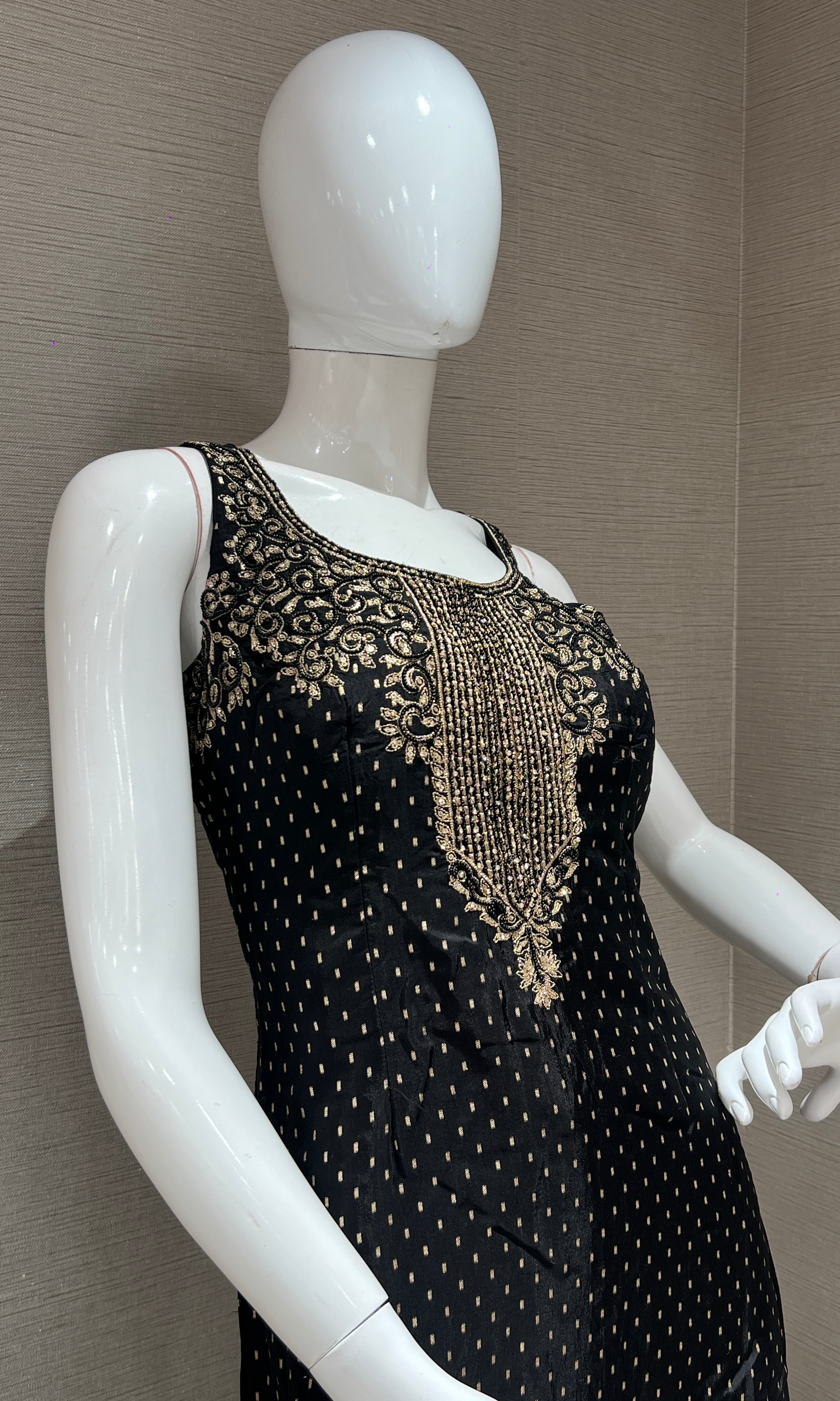 Black Elegance Sharara Set