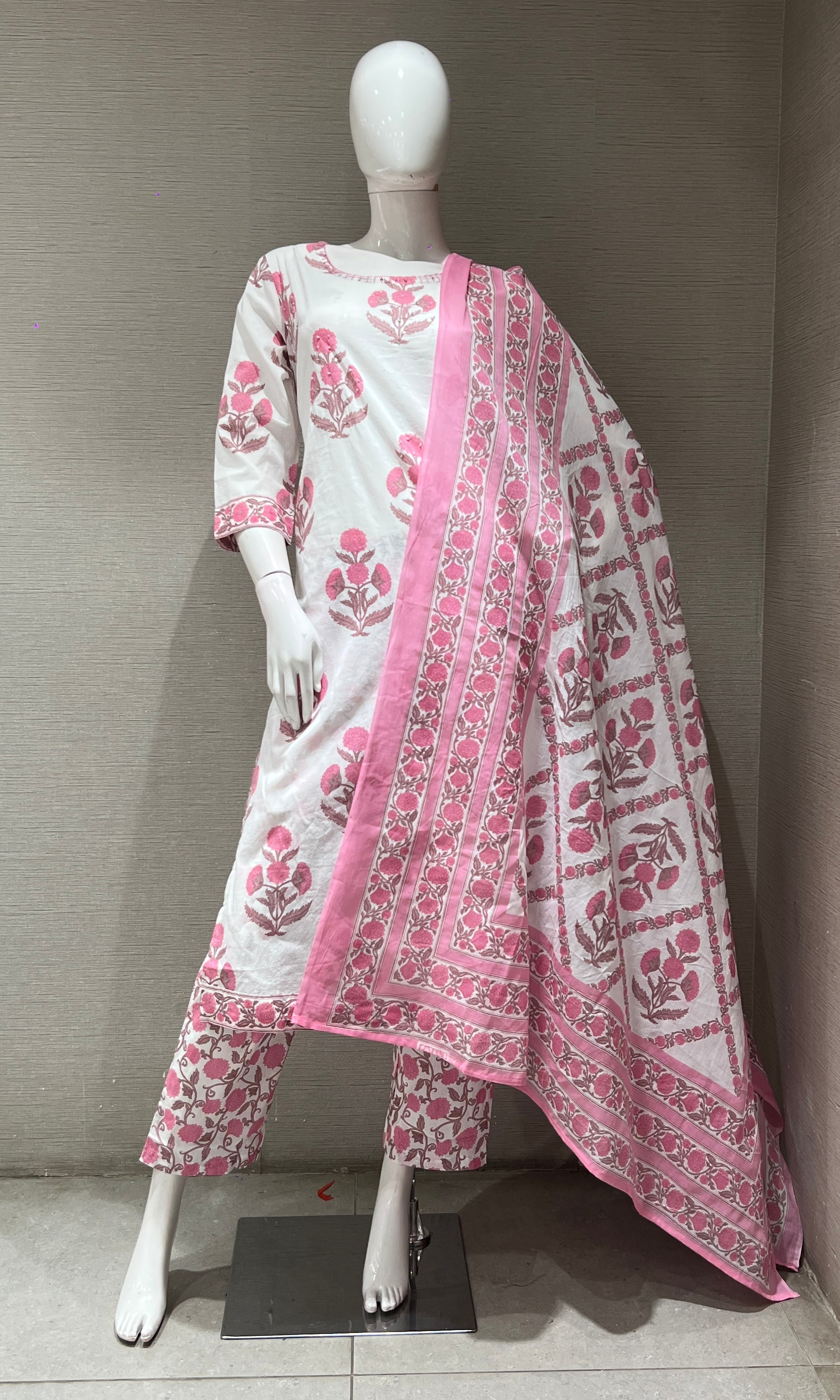 ROSE Pink kurta set