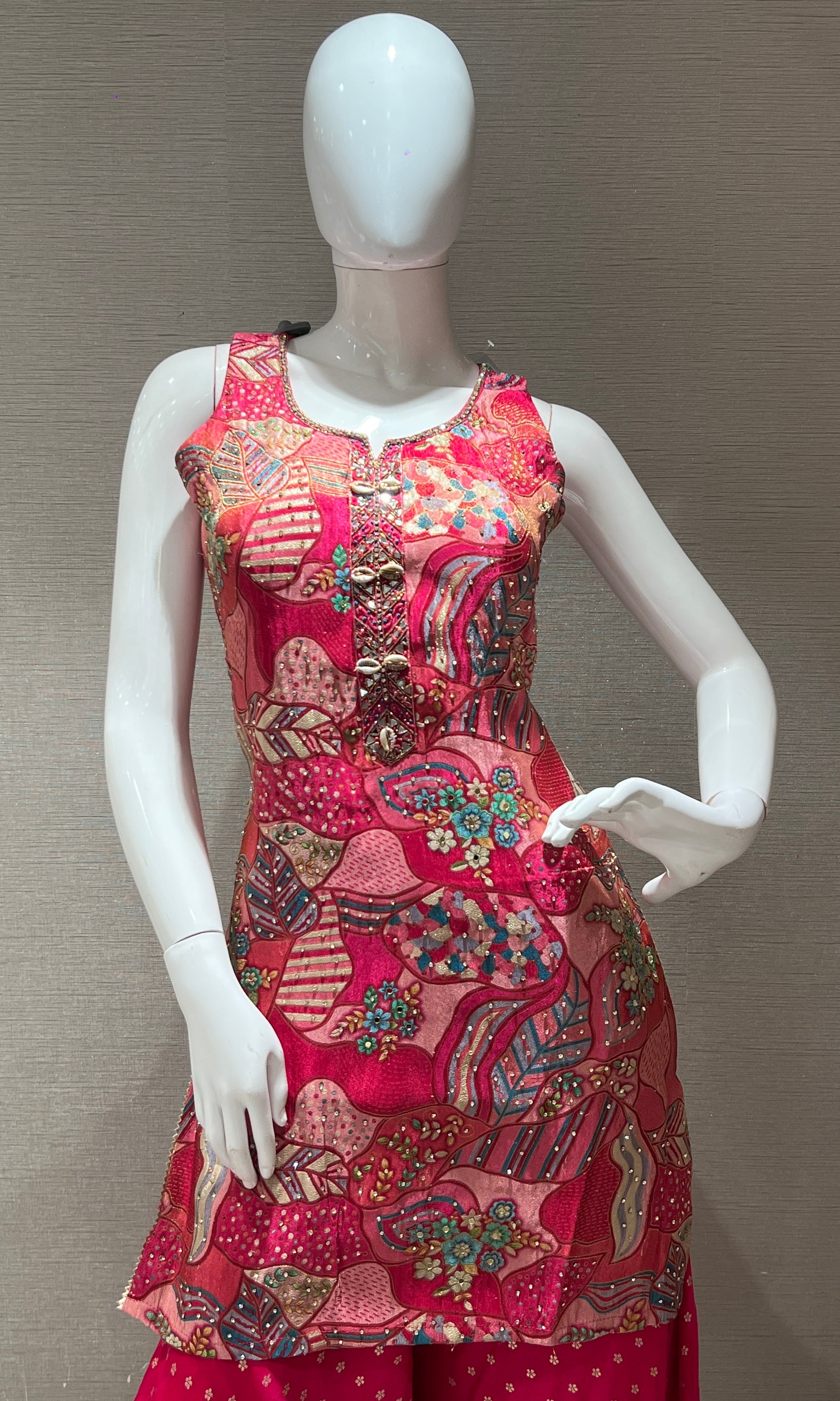 Pink Sharara
