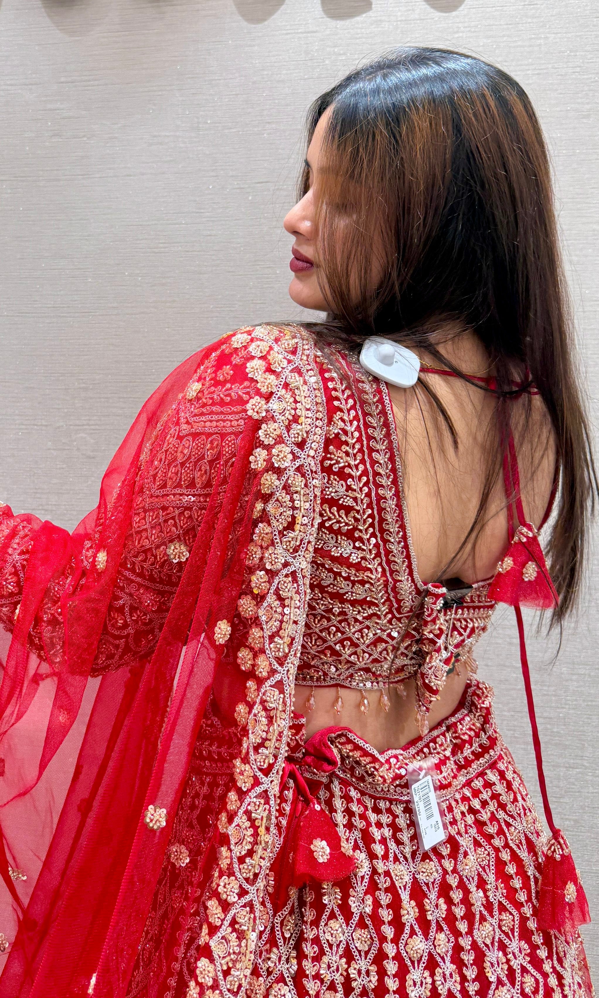 Red Lehenga