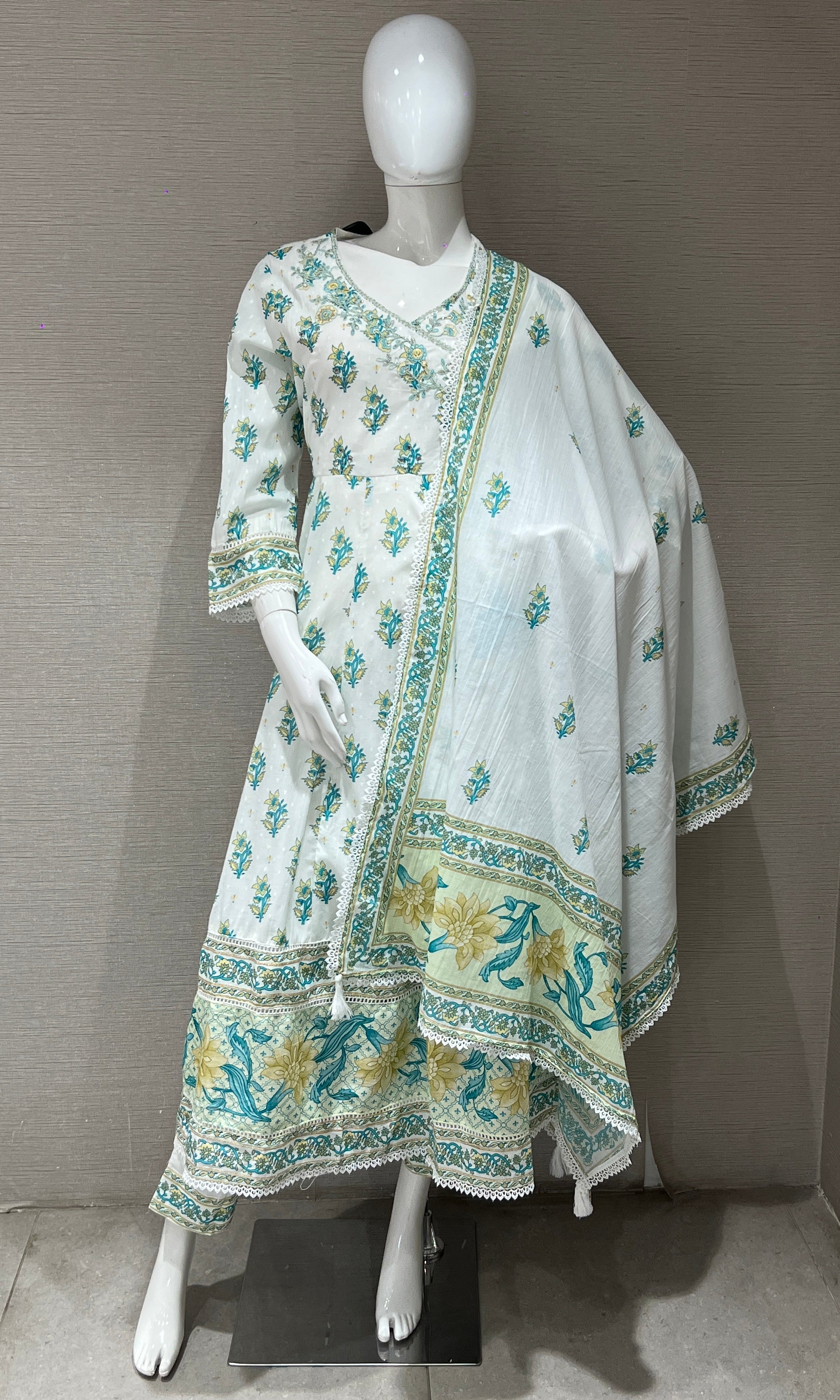 Blue Anarkali