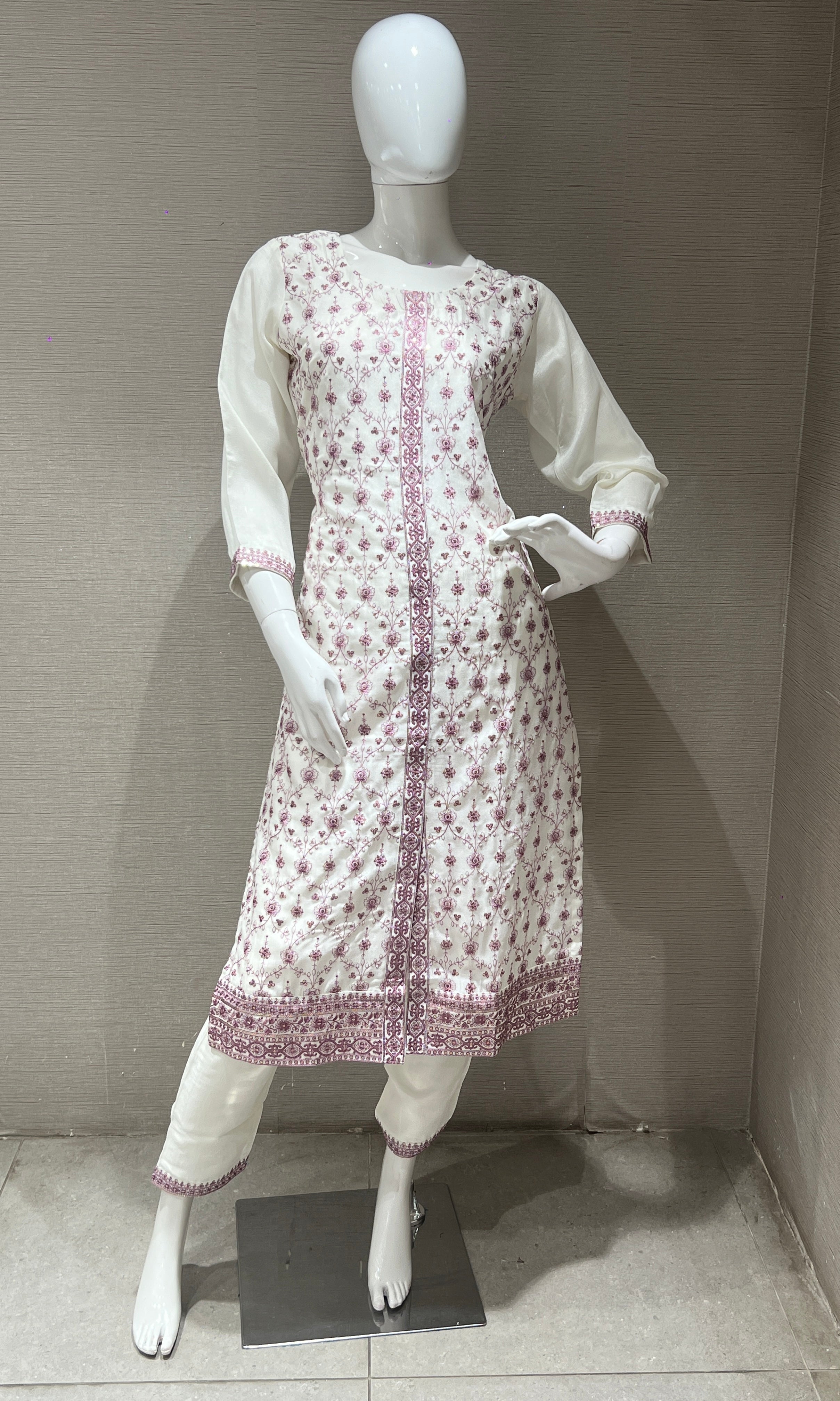 Purple kurta set