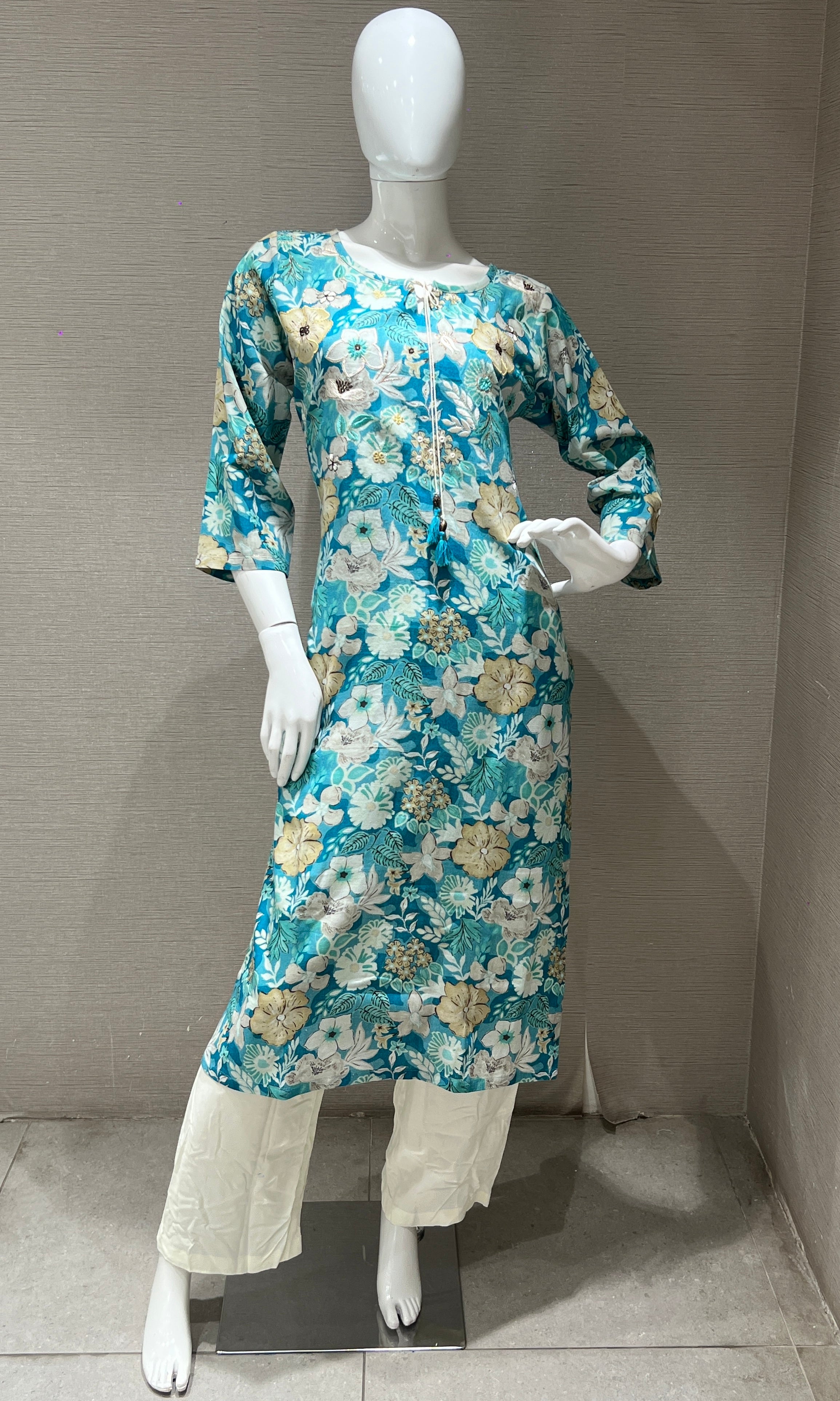 Blue kurti
