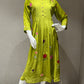 Green Anarkali top 4660