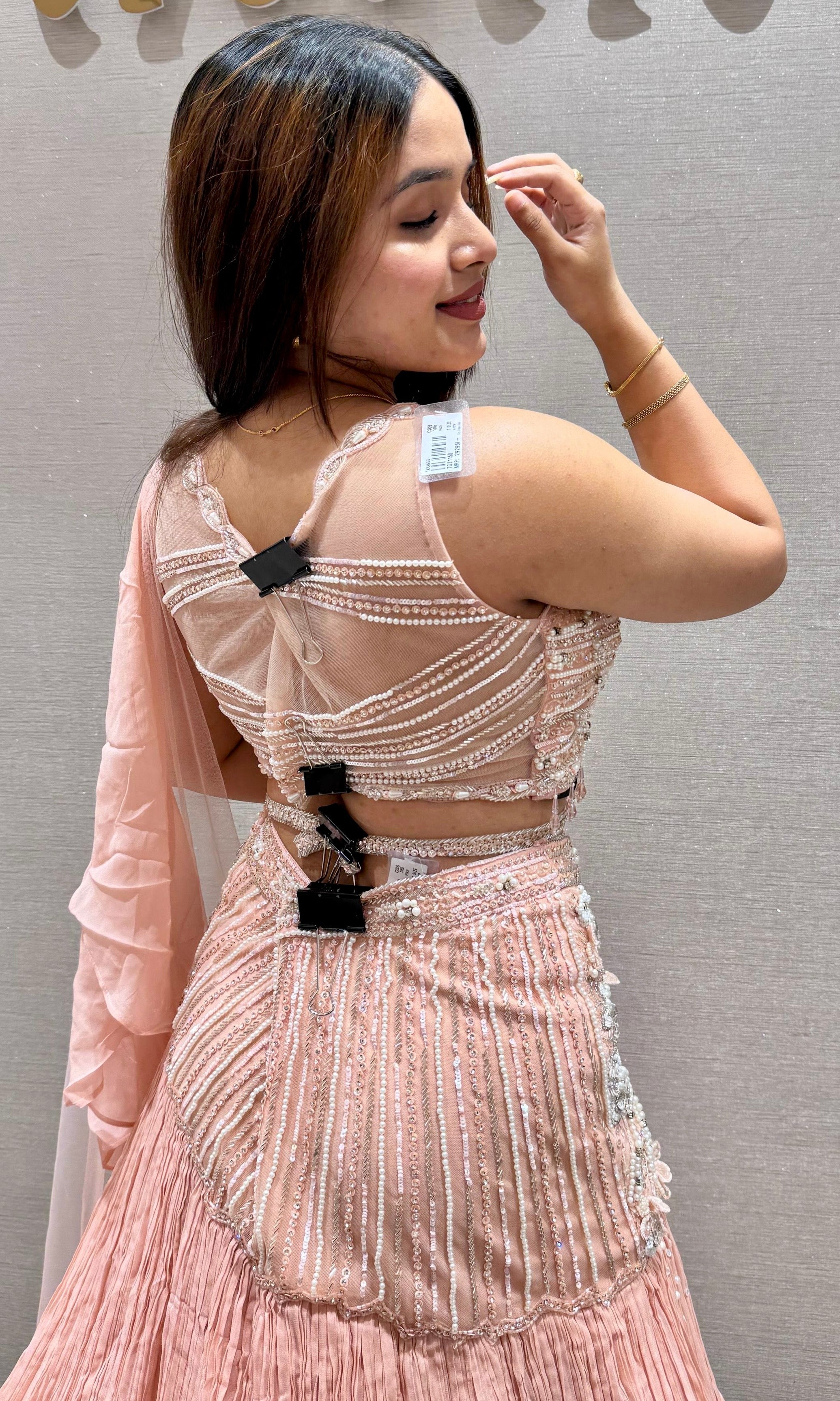 Peach Lehenga