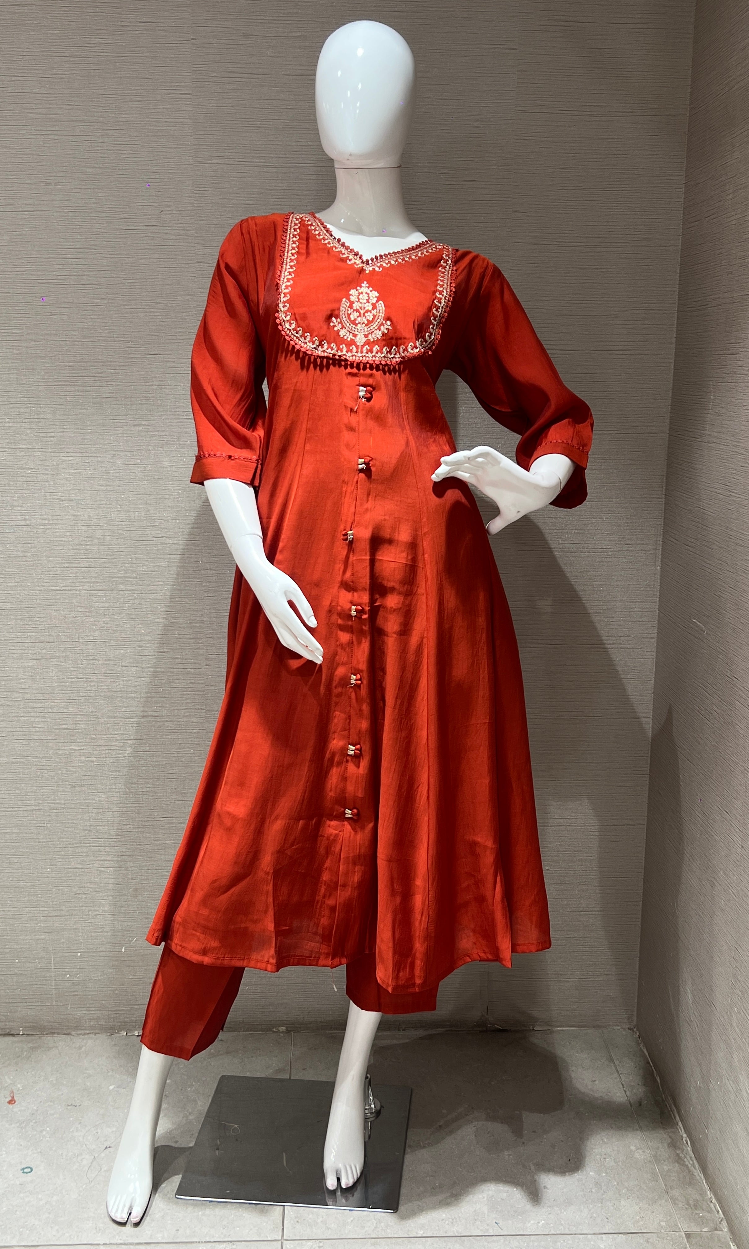 Brown kurta set