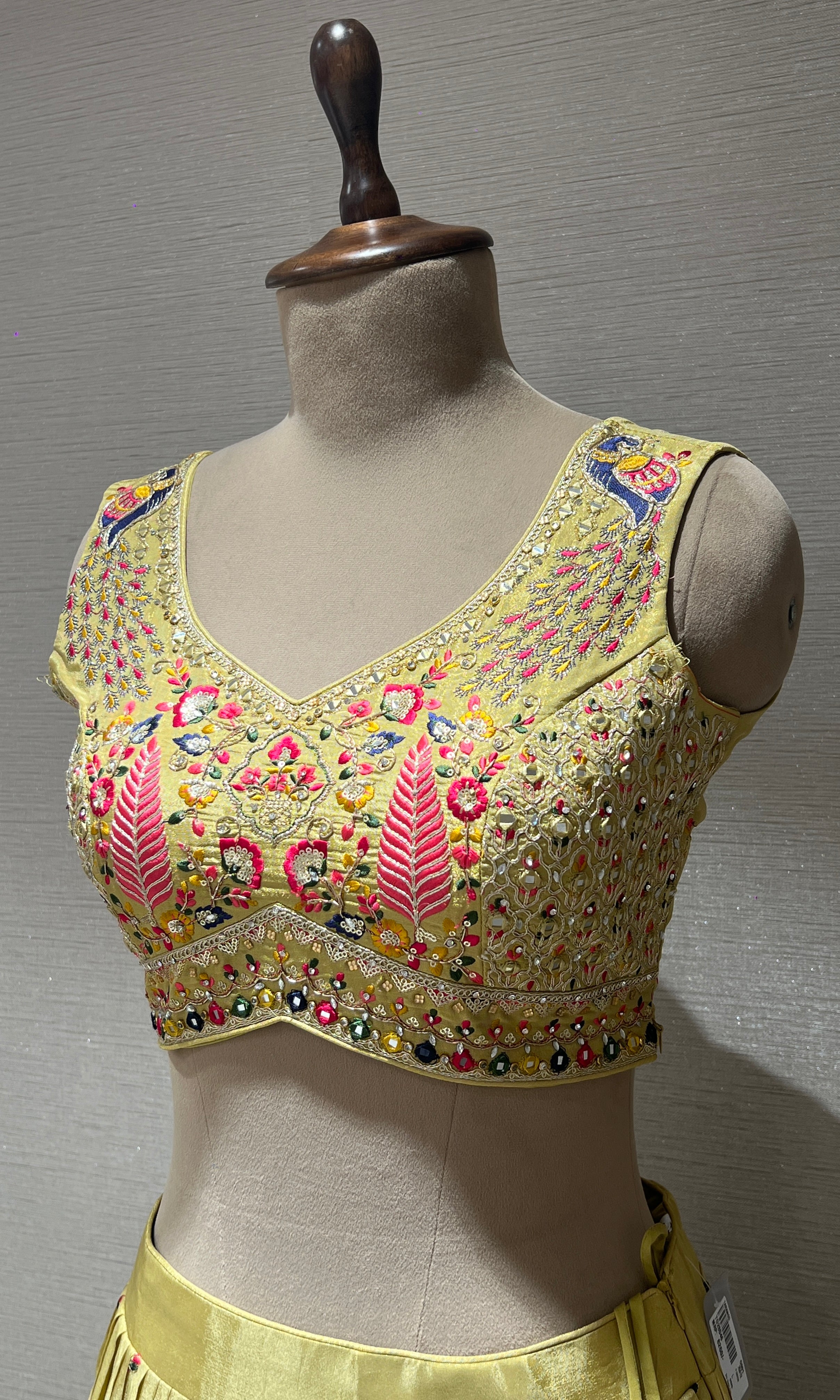 Pista green Lehenga