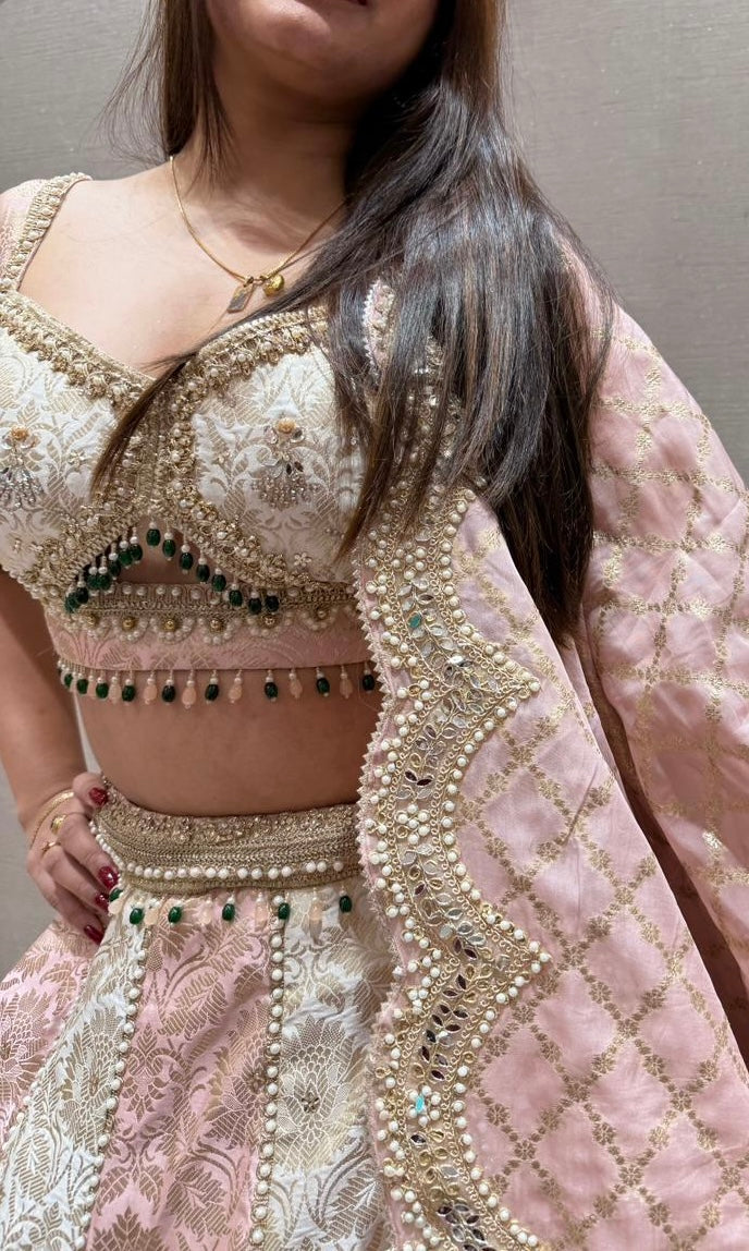 Baby pink Lehenga