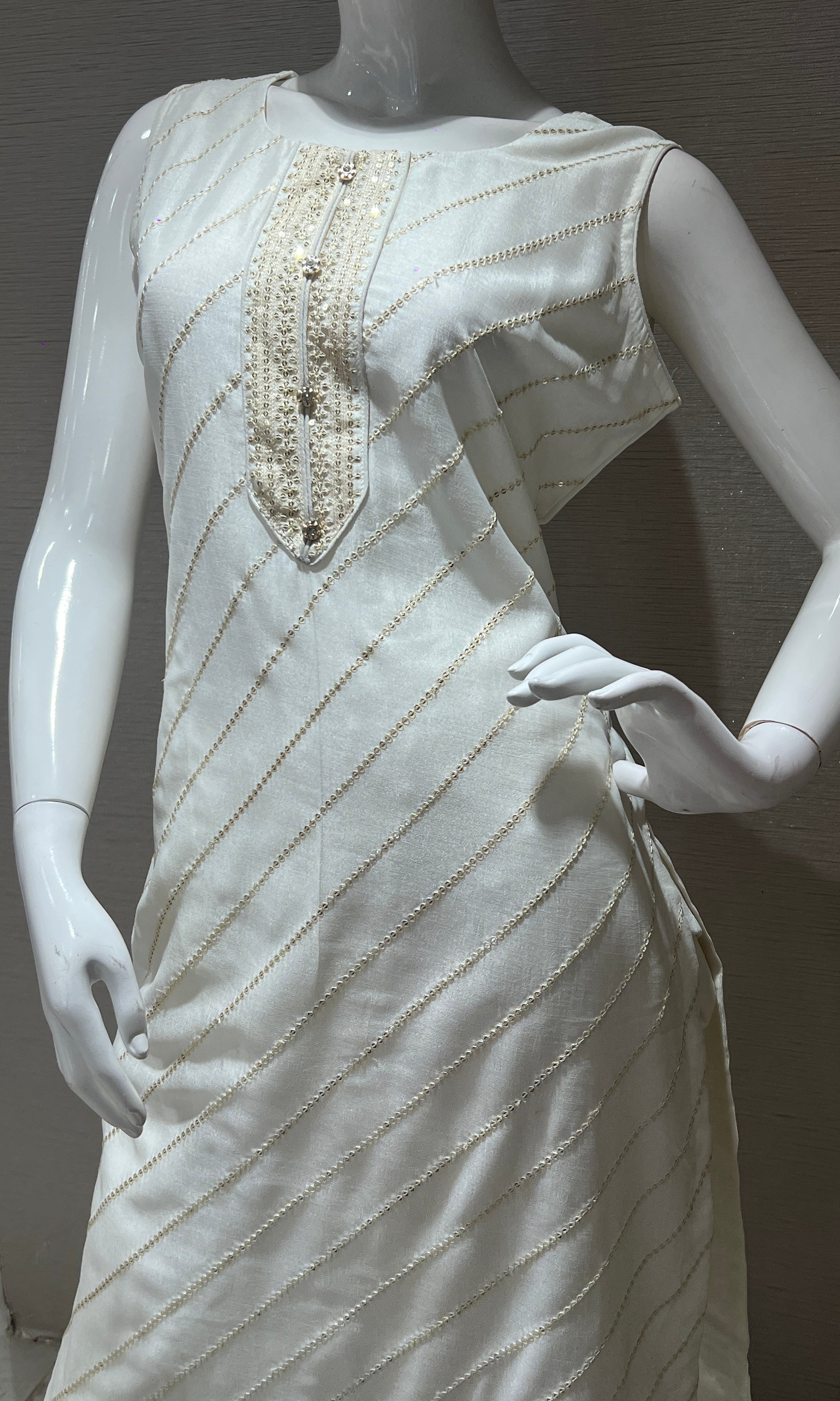 White kurta set