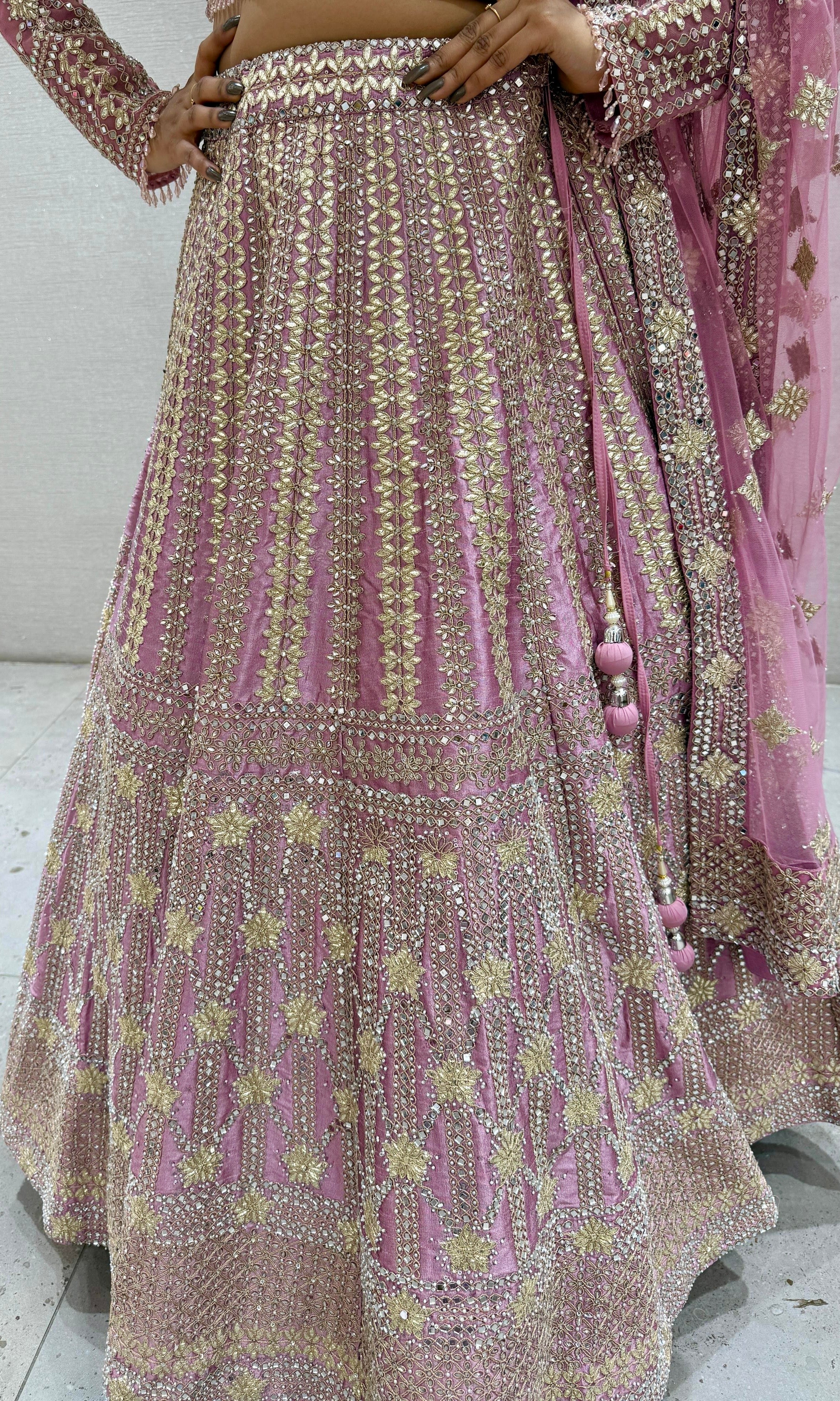 Lavendar Lehenga