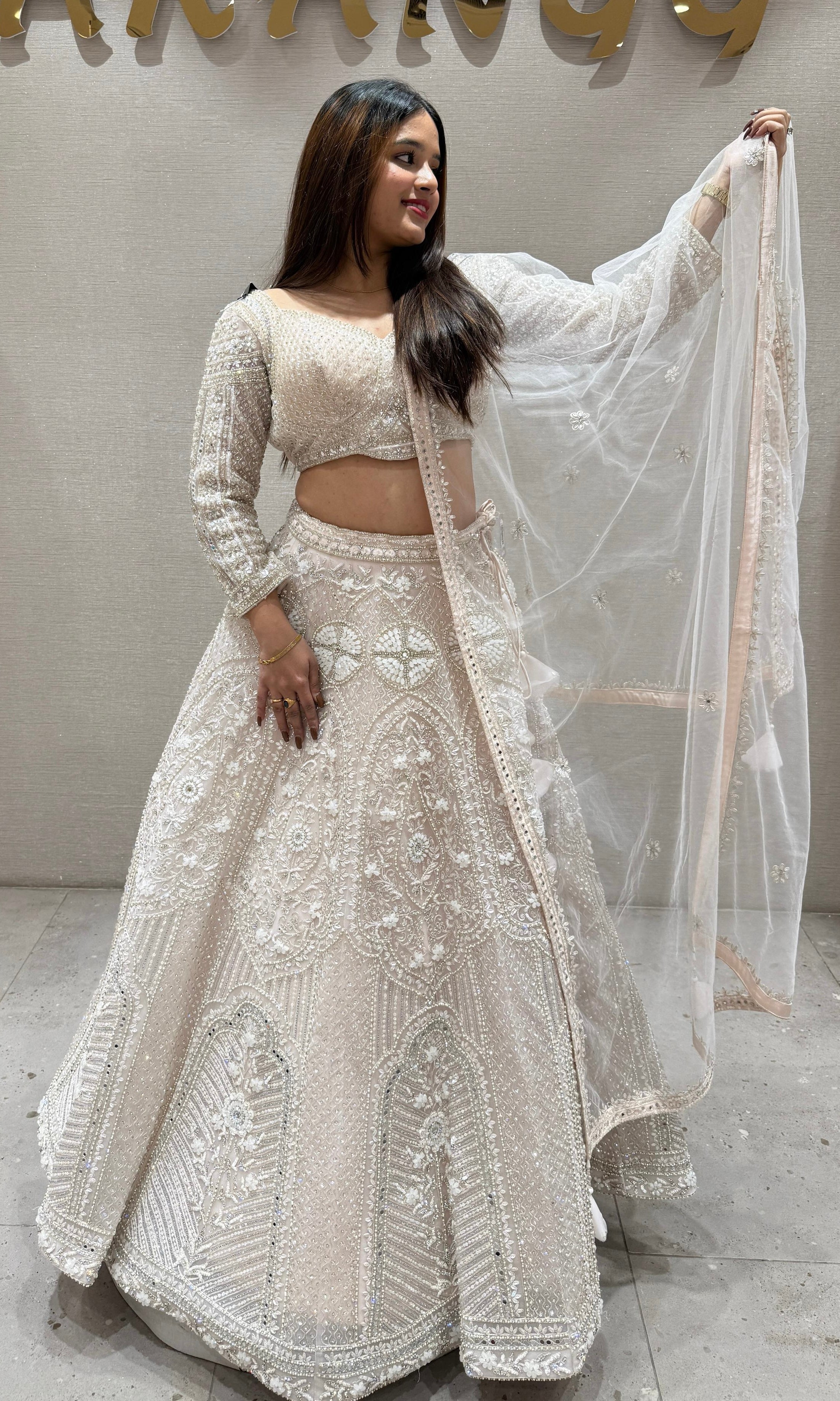 Baby pink Lehenga