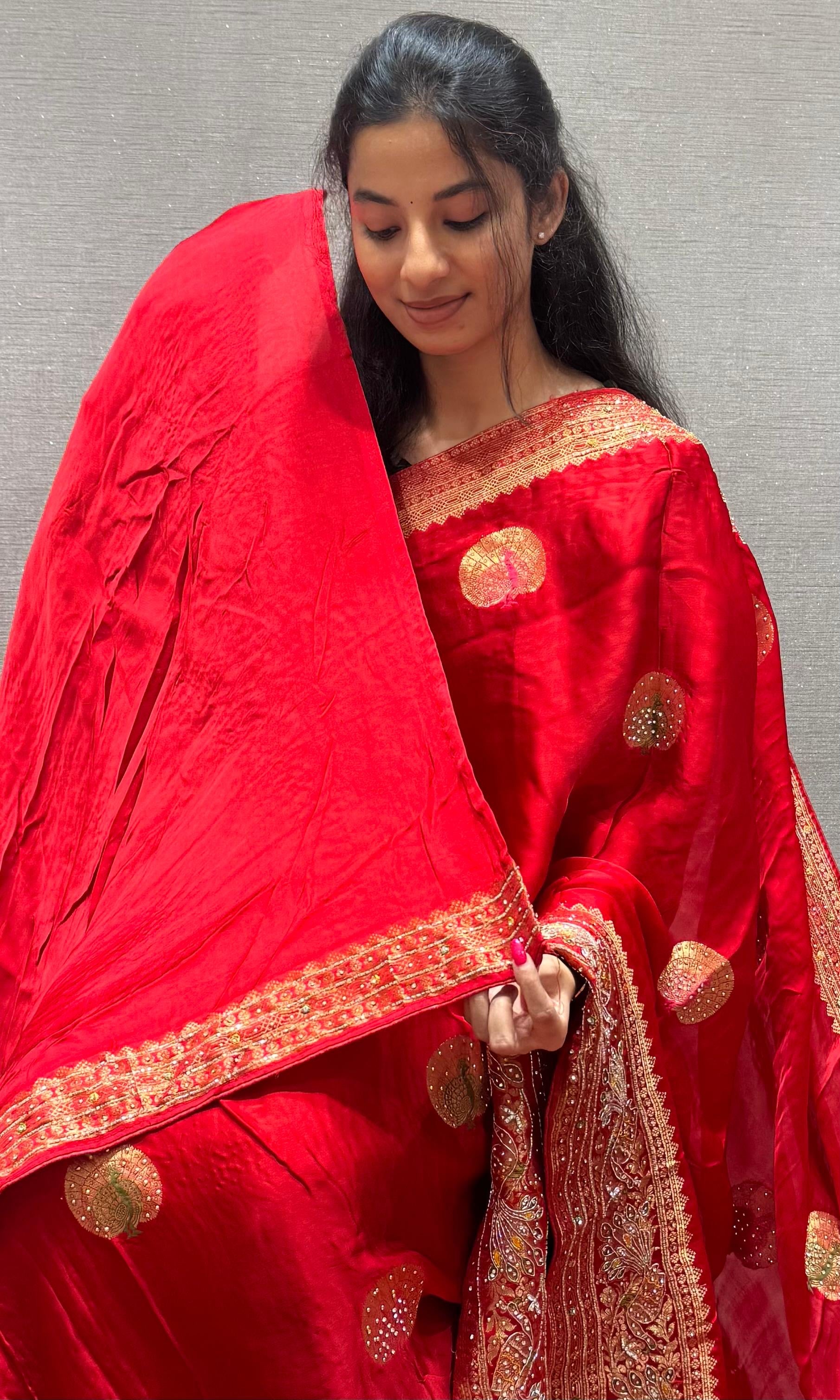 Red saree