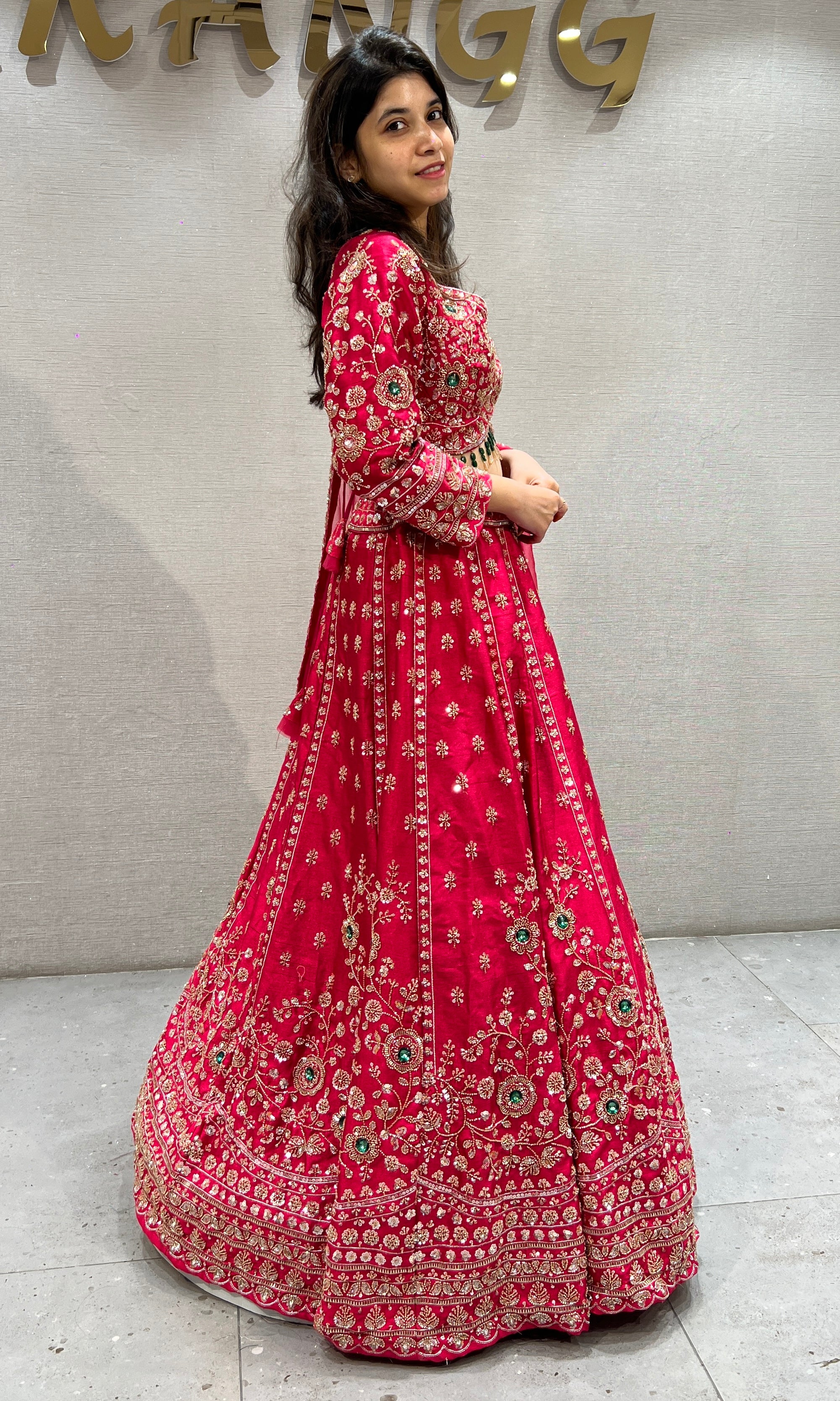 Rani pink Lehenga