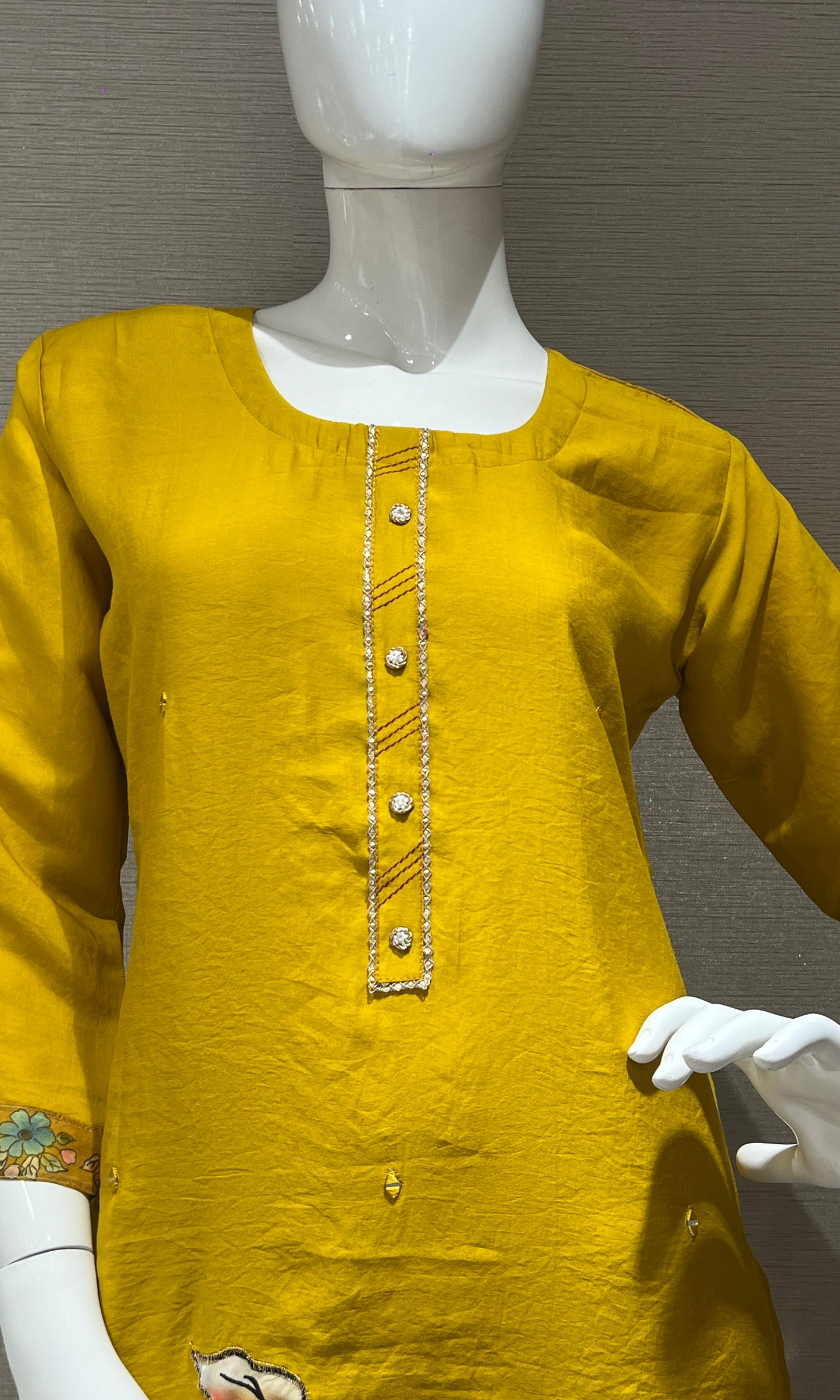 Yellow kurta set