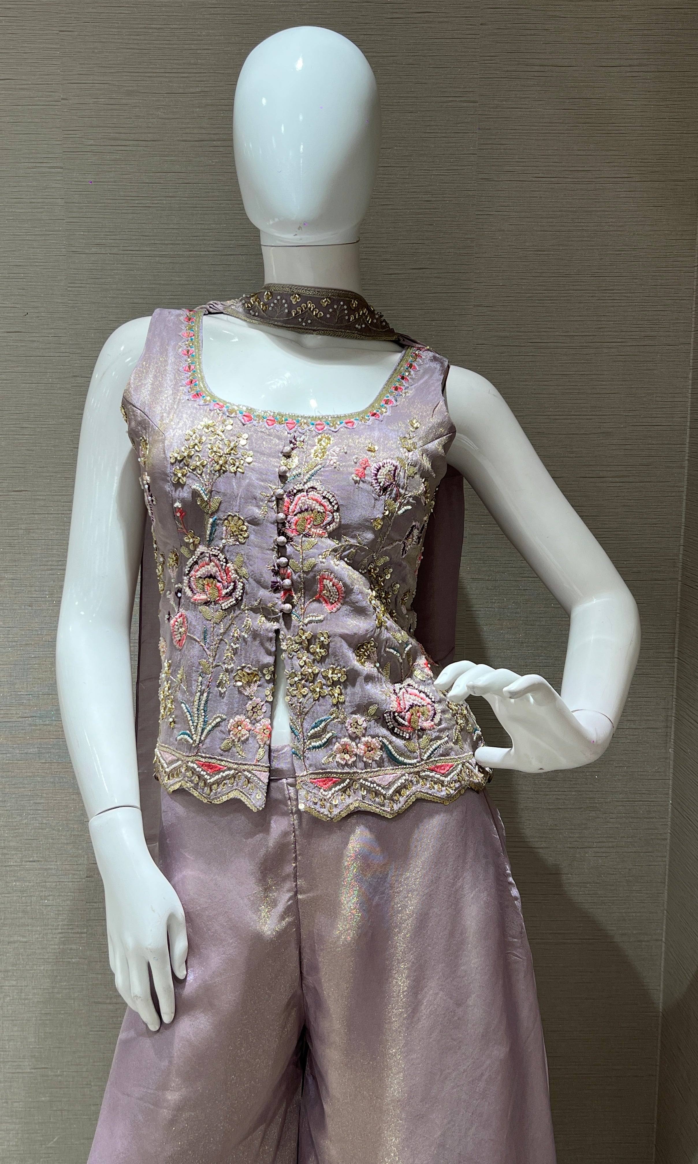 Lavender palazzo set