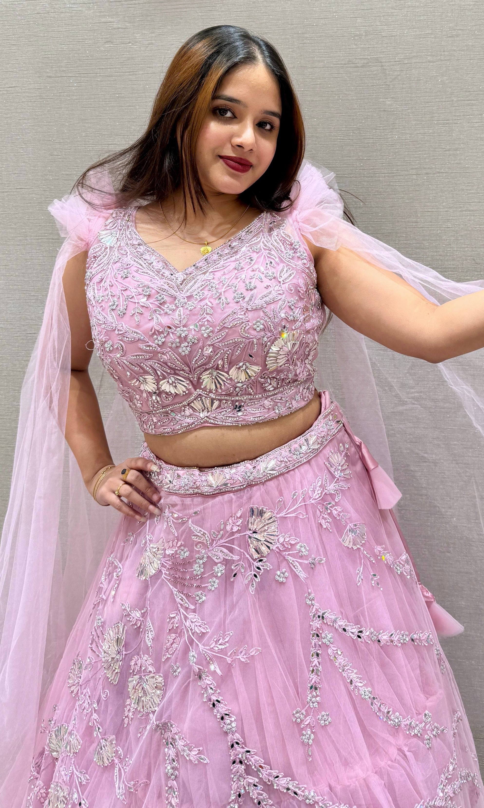 Baby pink Lehenga