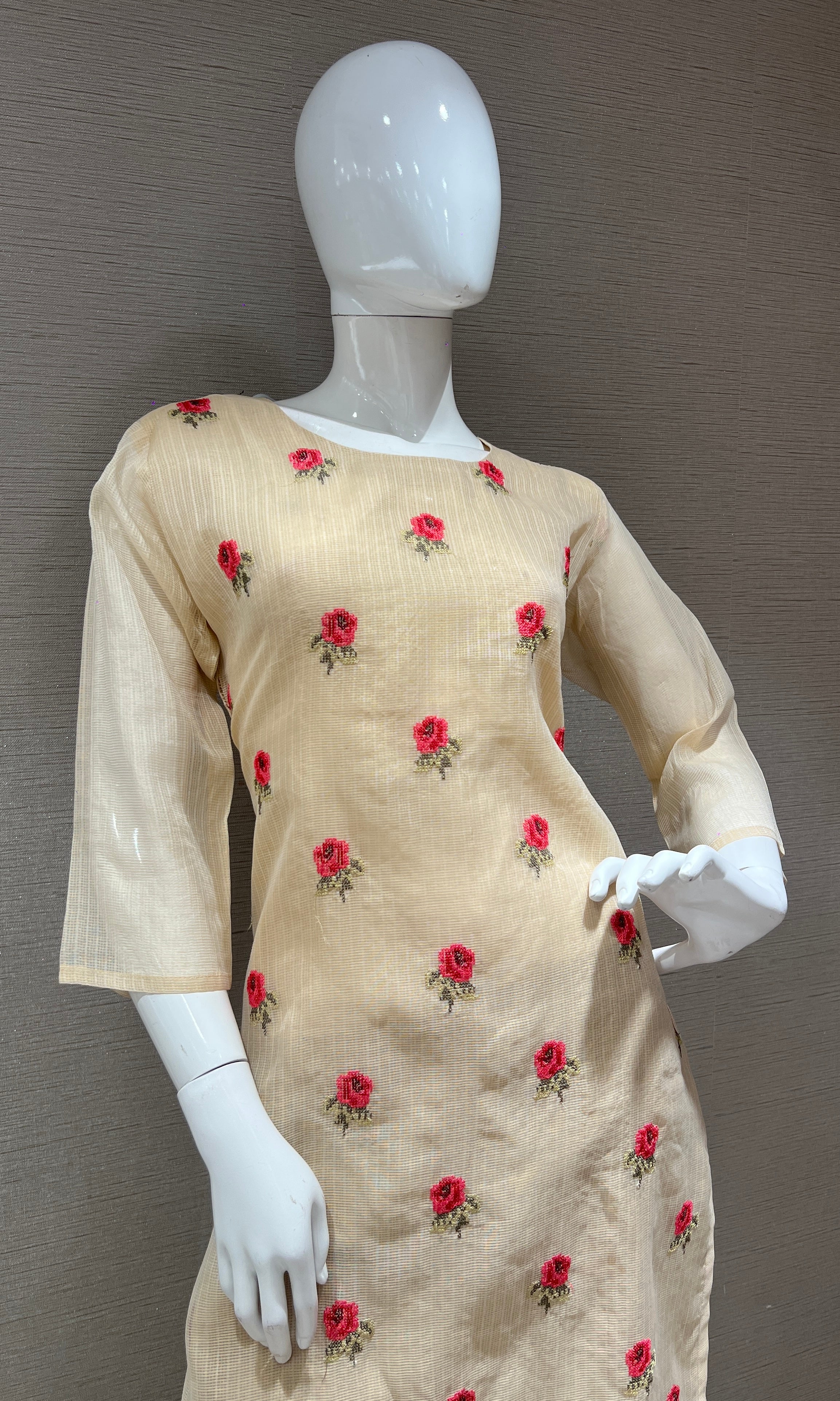 Ivory kurta set
