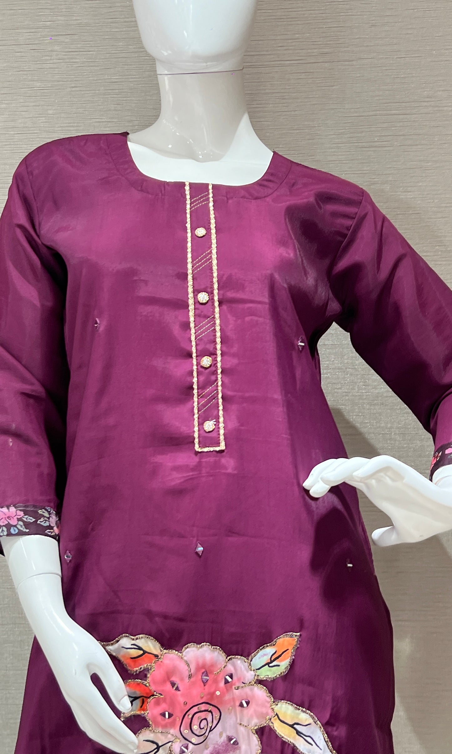 ☄️Wine kurta set 🛍️