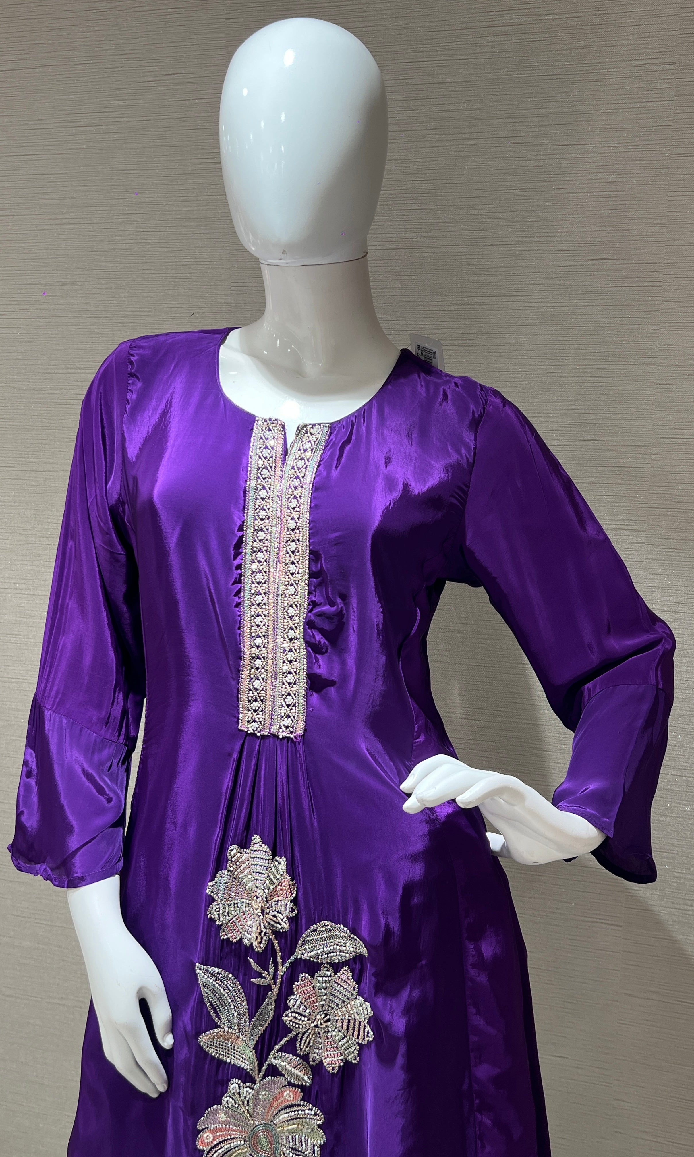 Purple kurta set