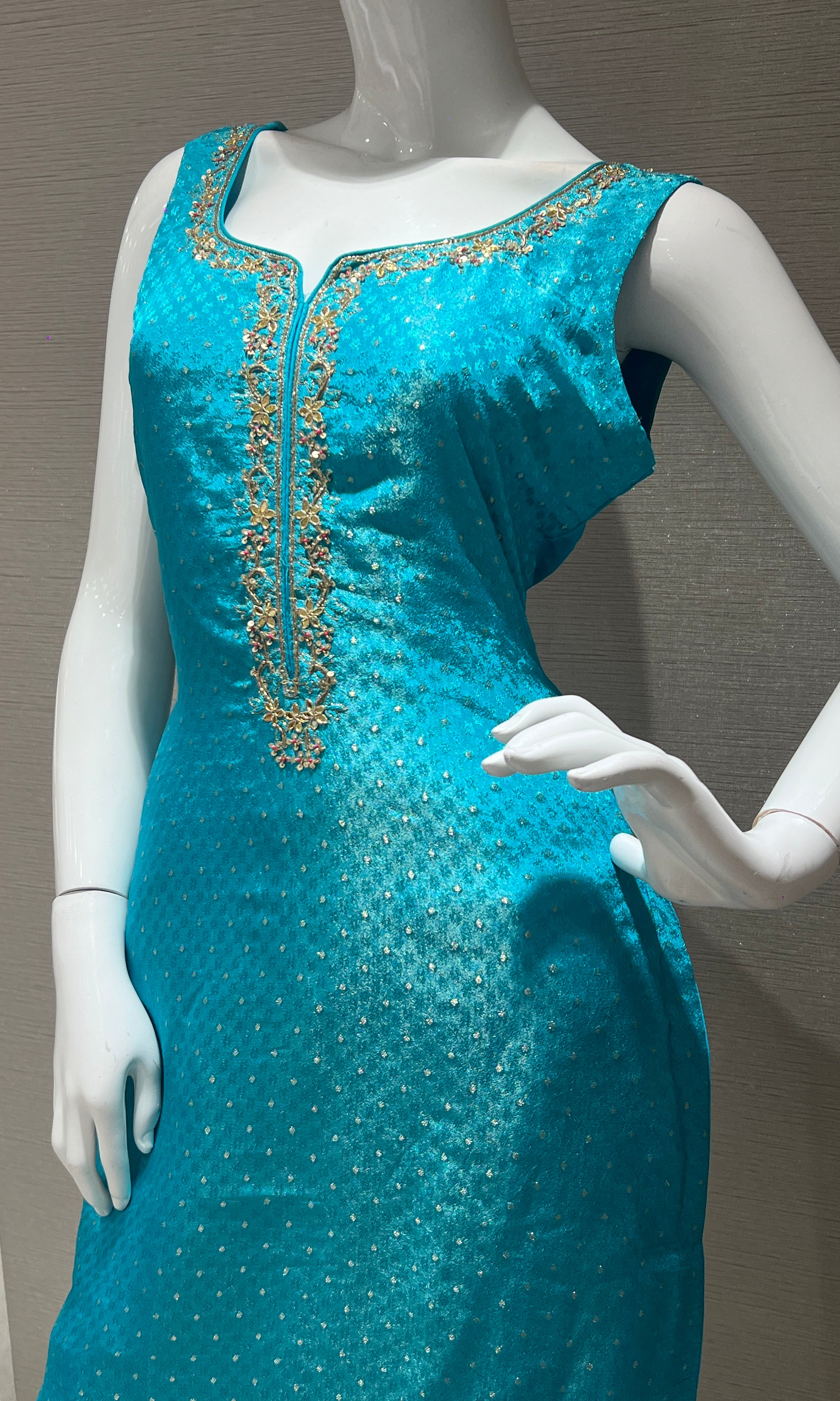 Sea Blue kurta set