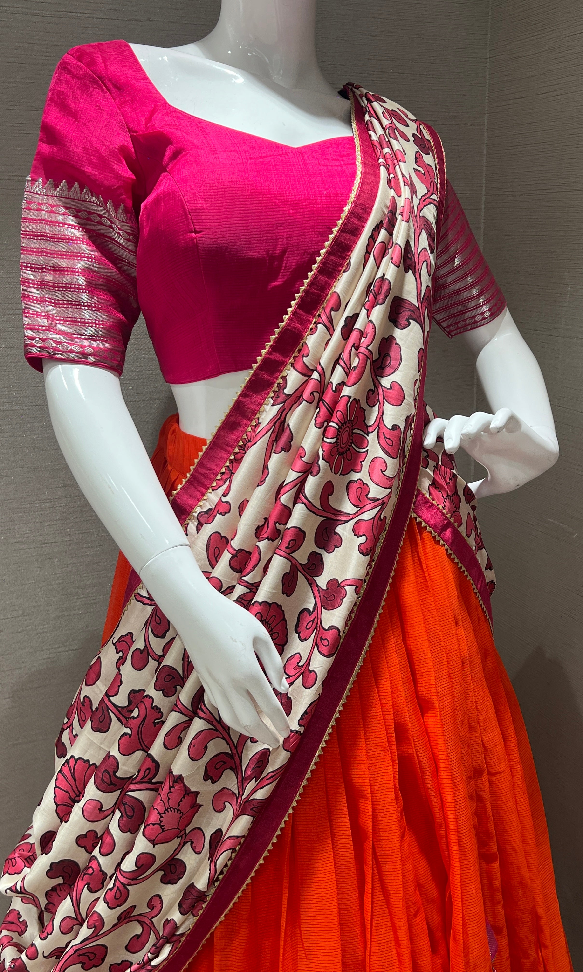 Orange Lehenga