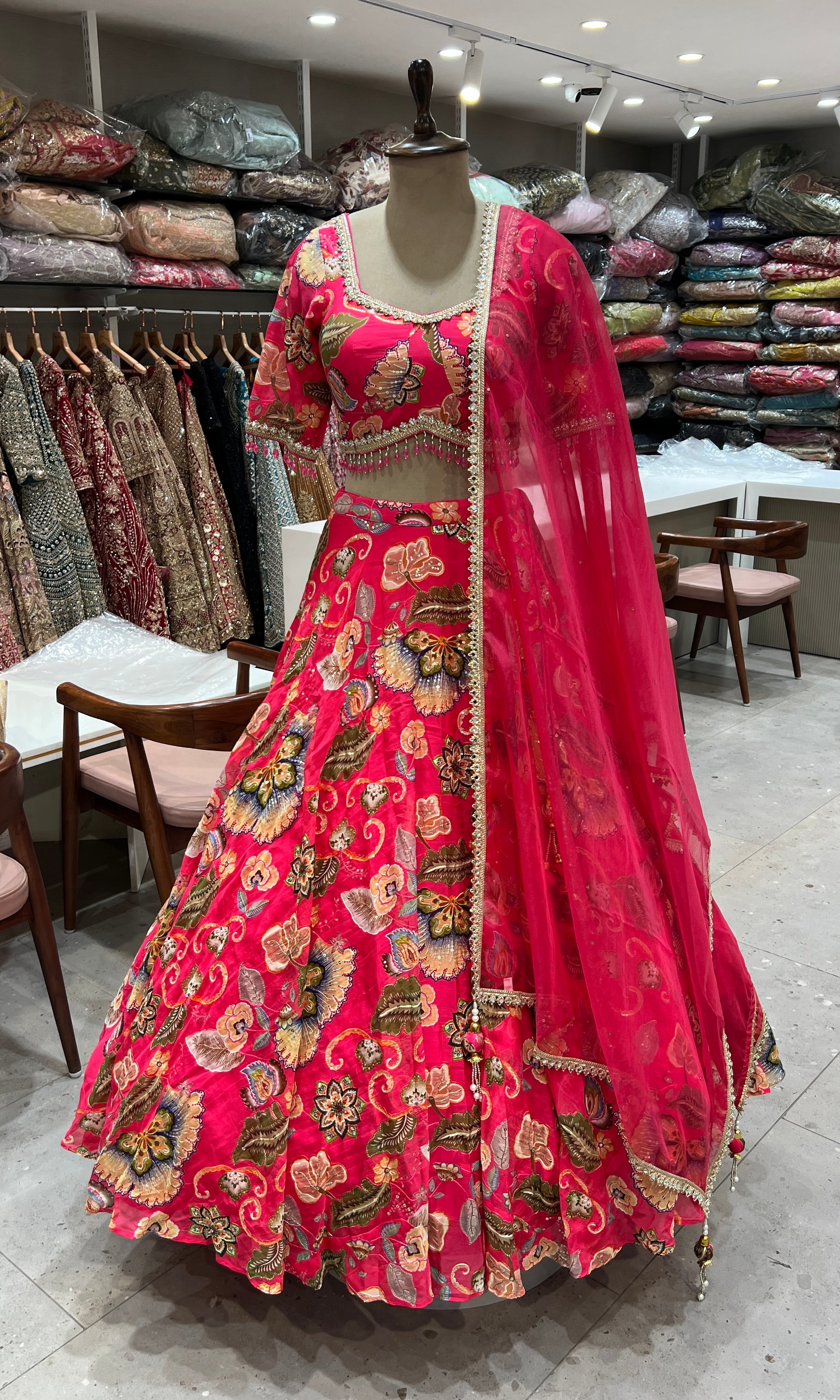 Pink Lehenga
