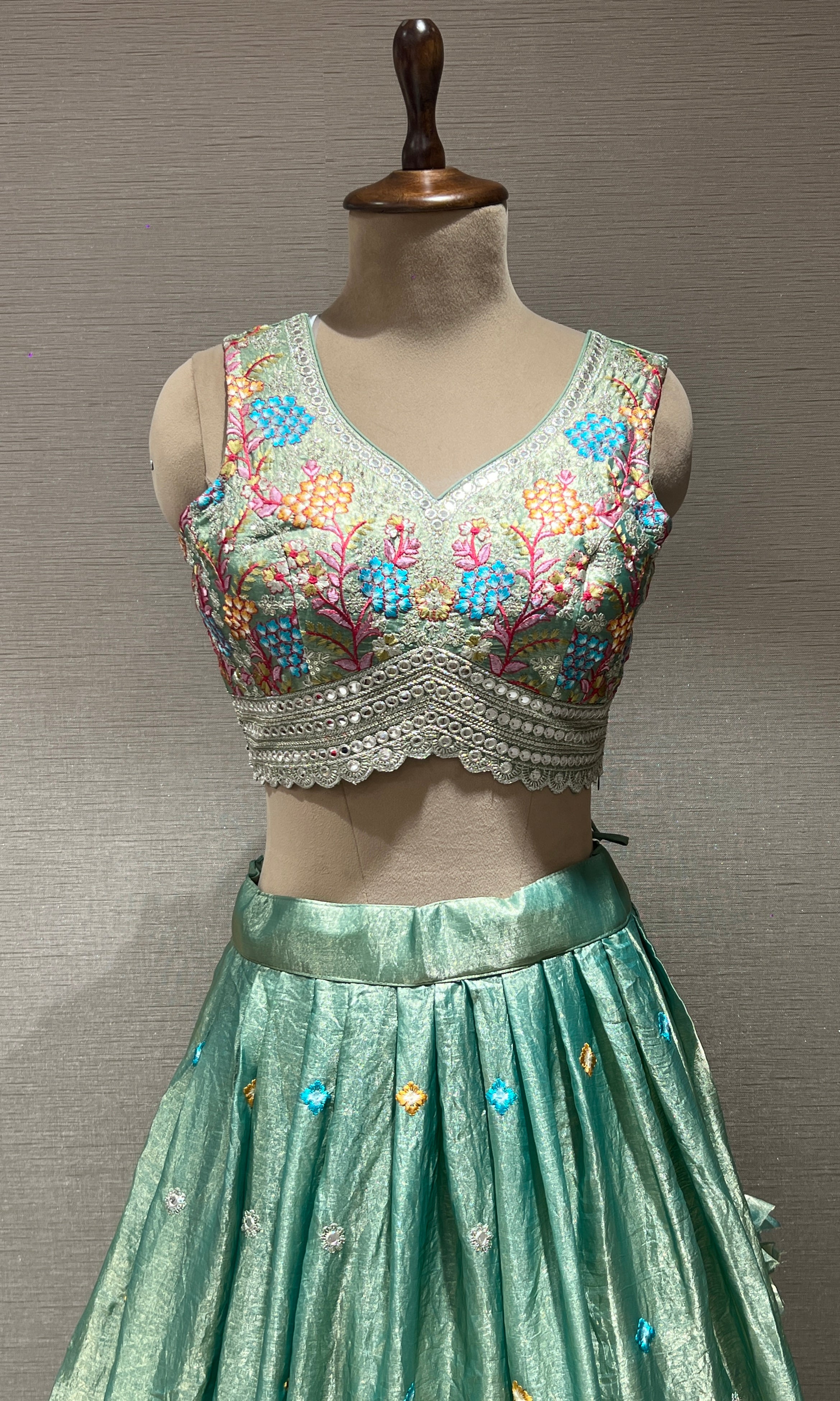 Light green Lehenga