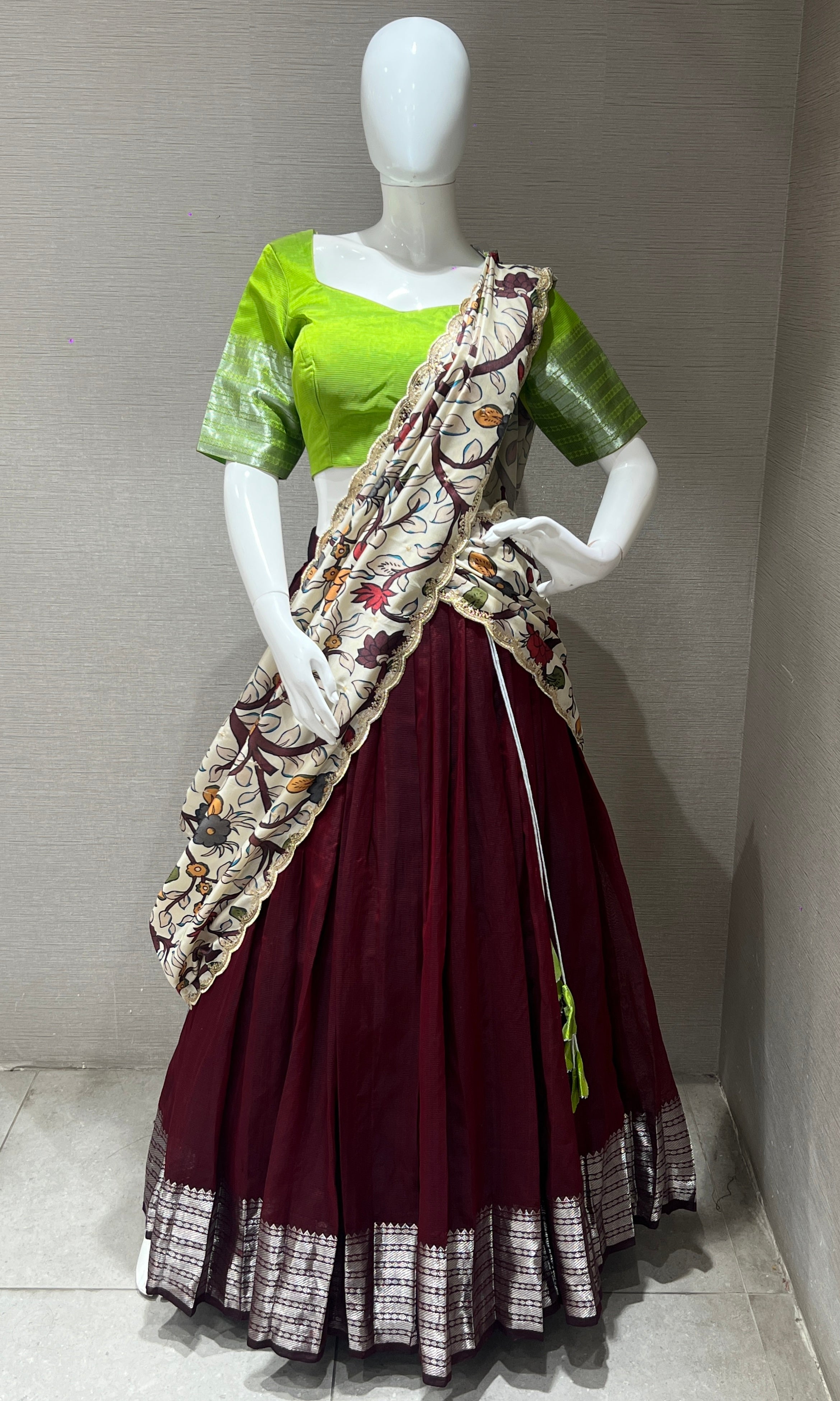 Maroon Lehenga