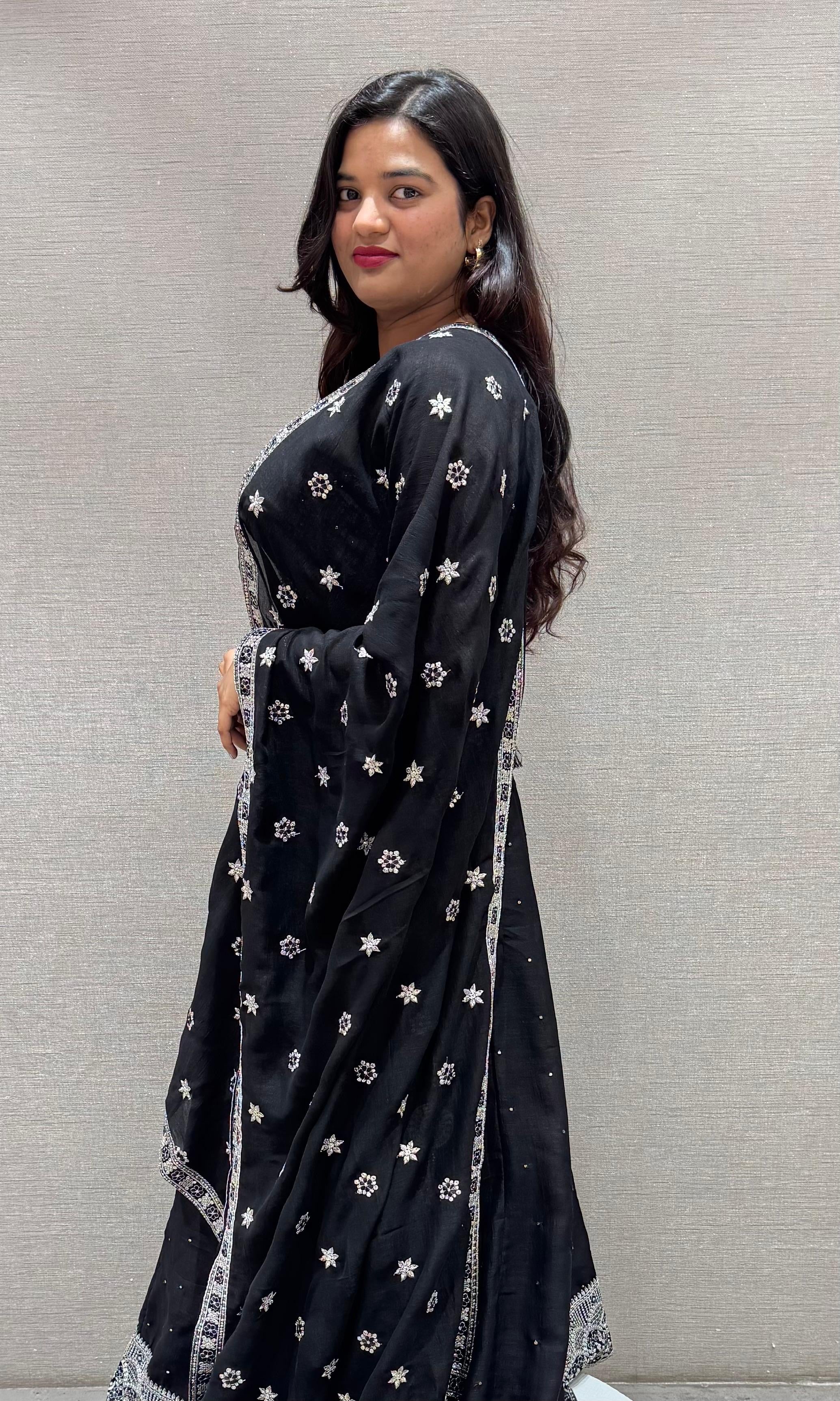 Black ELEGANT Lehenga