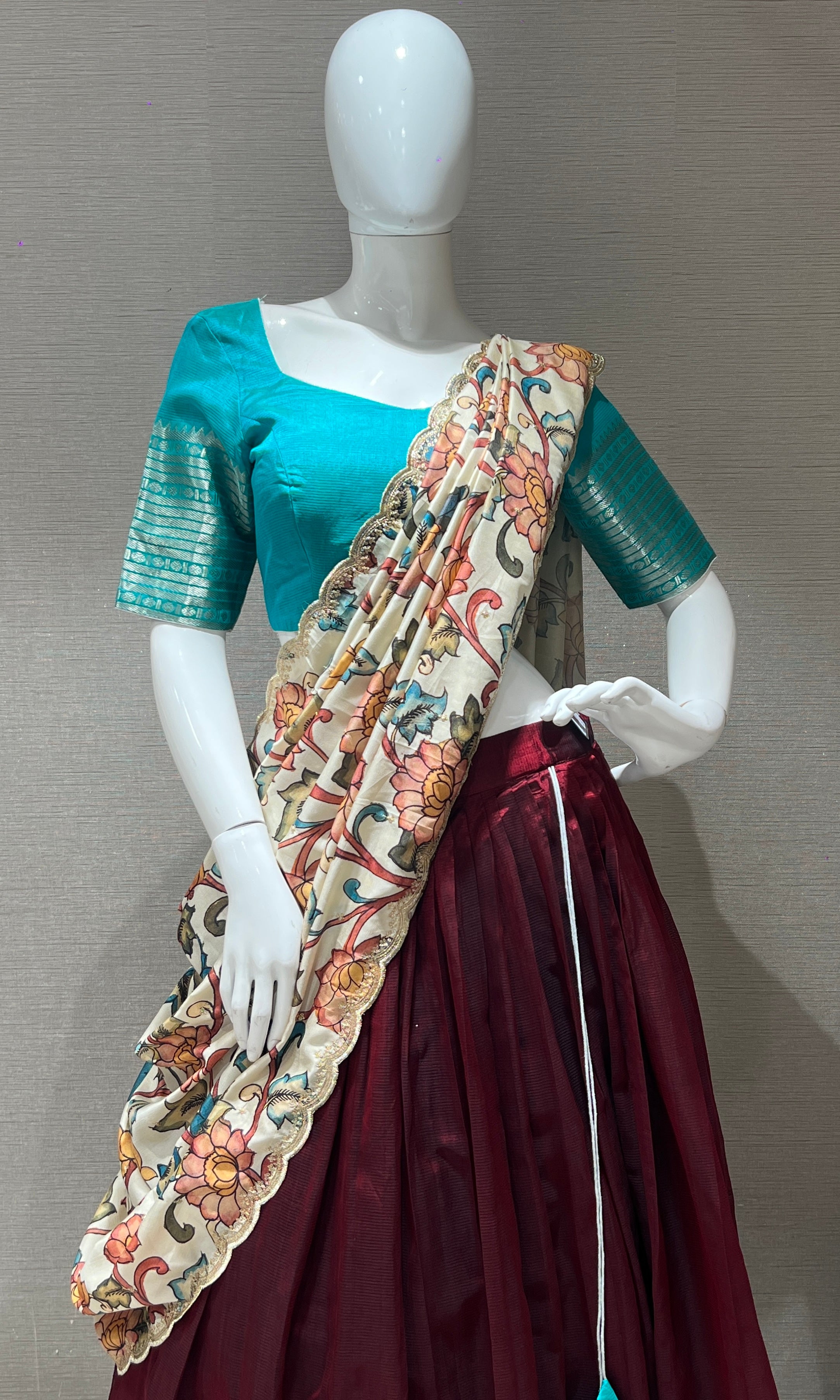 Maroon Lehenga