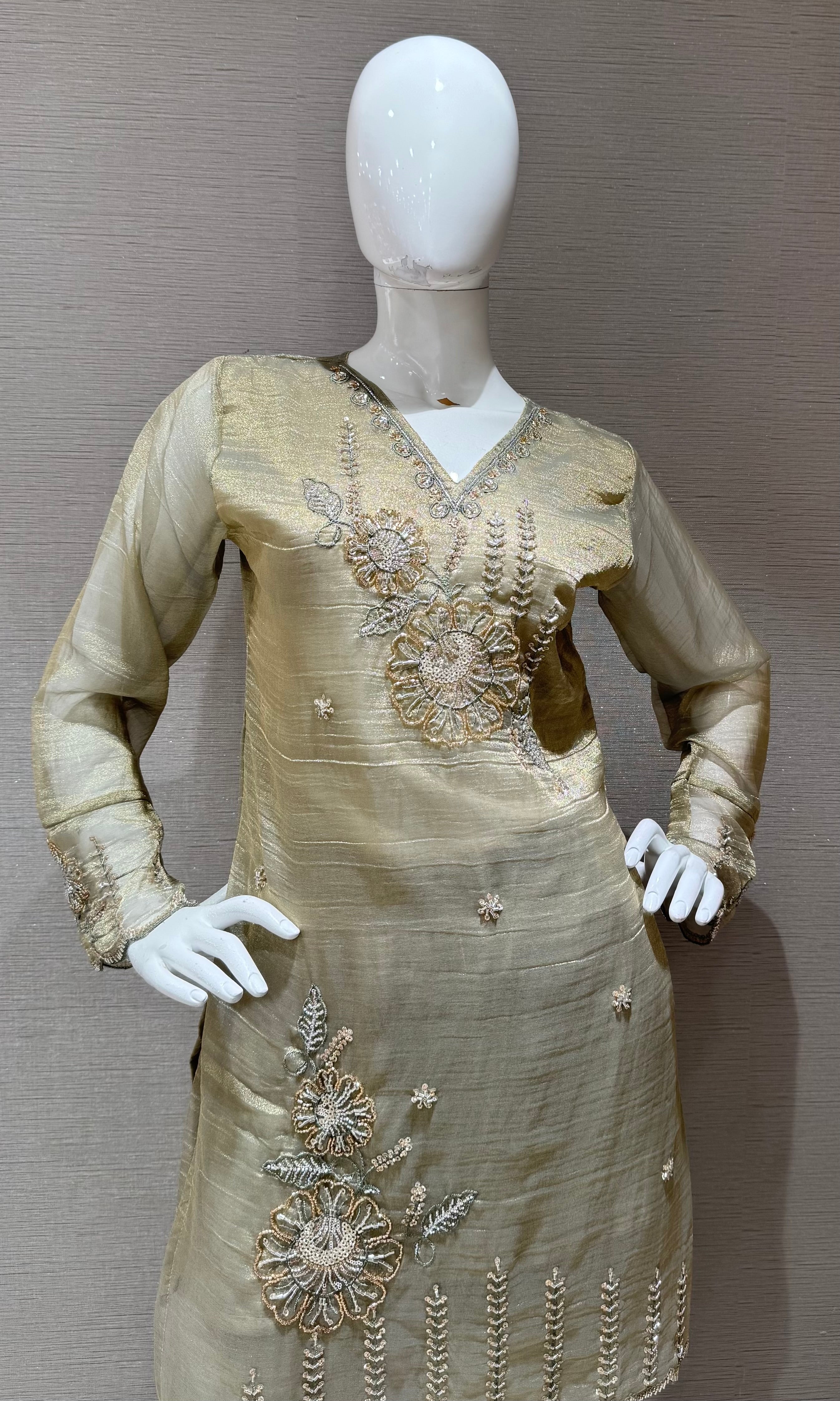 Elegant Pista Green Co-Ord Set with Dupatta