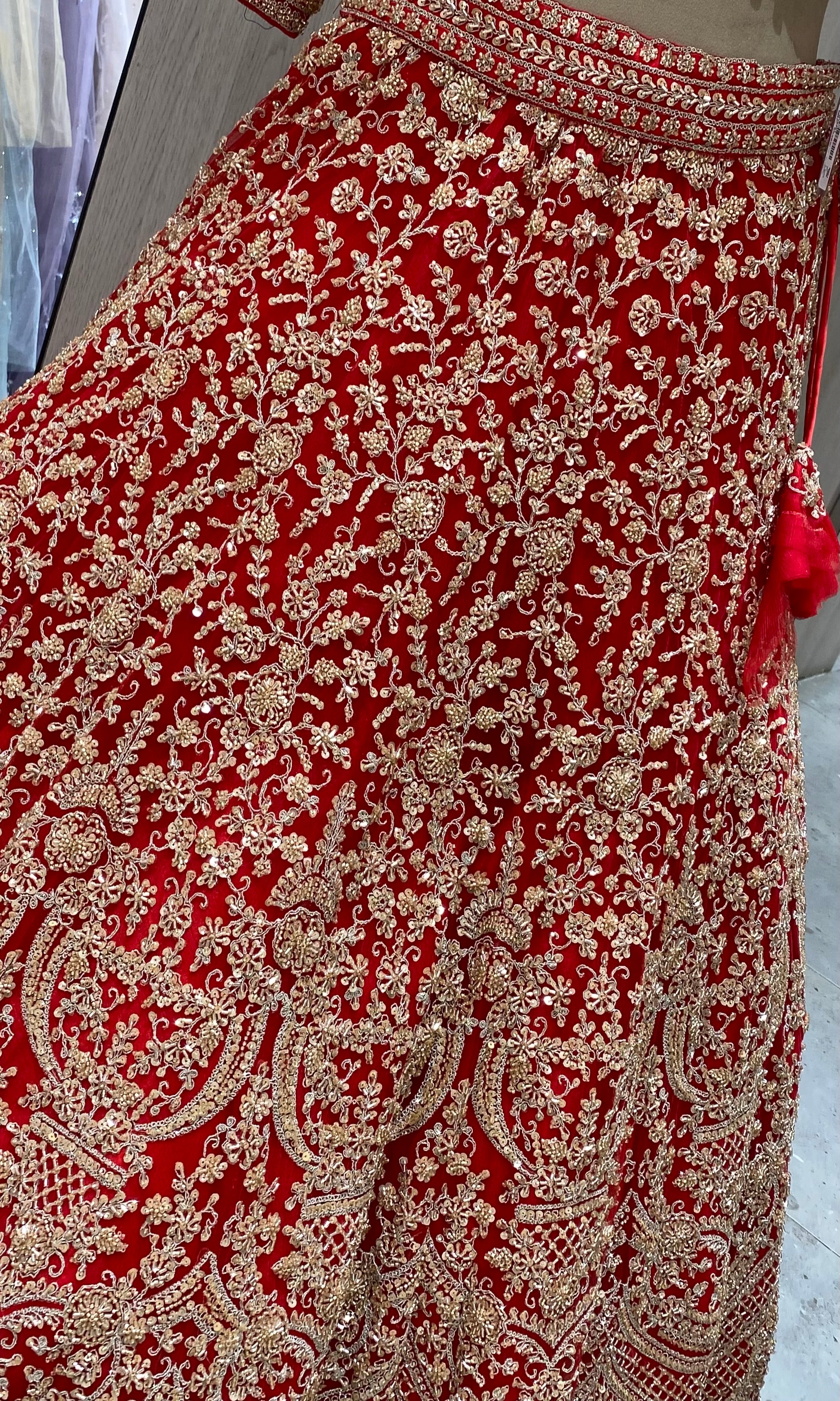 Red Lehenga