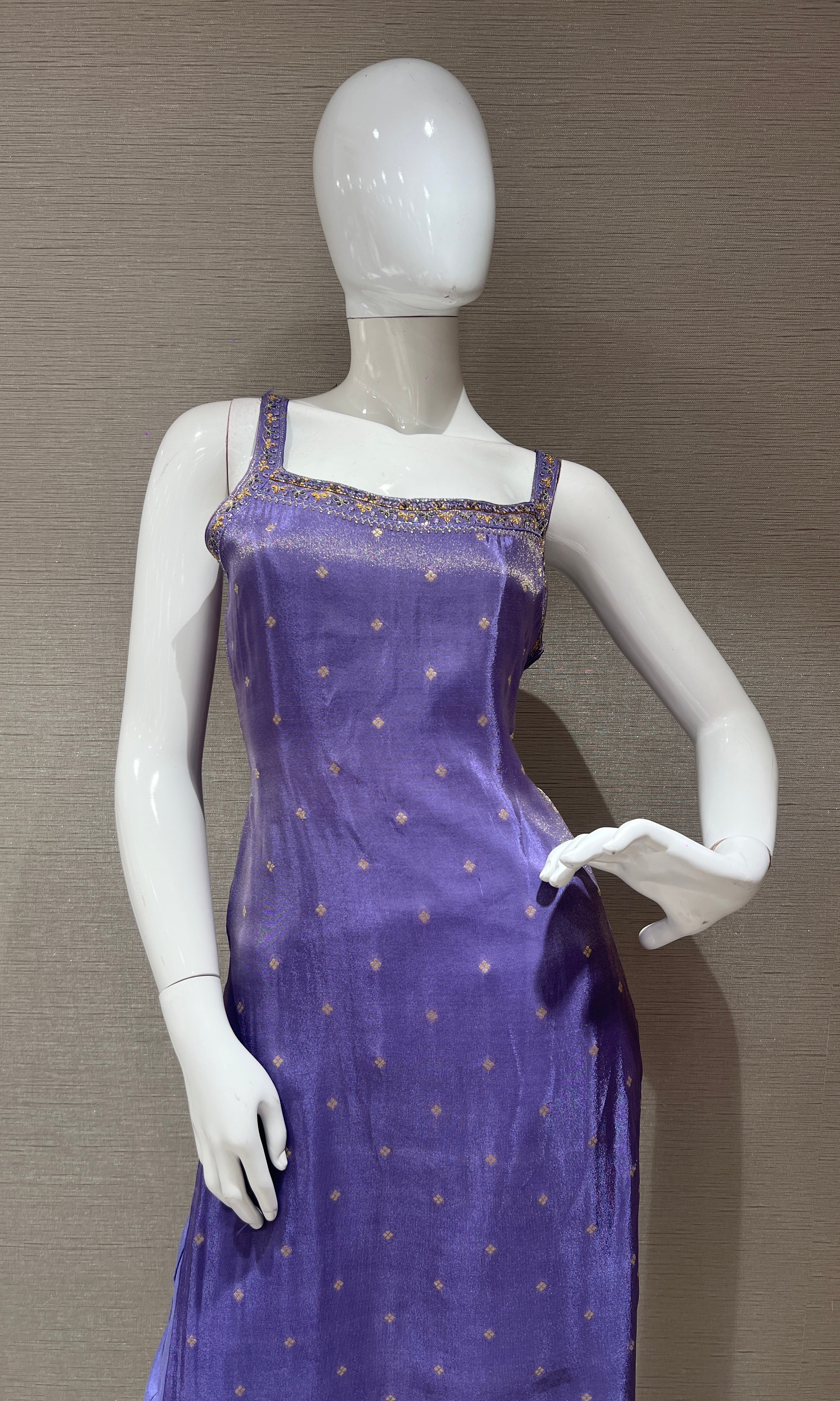 Purple kurta set