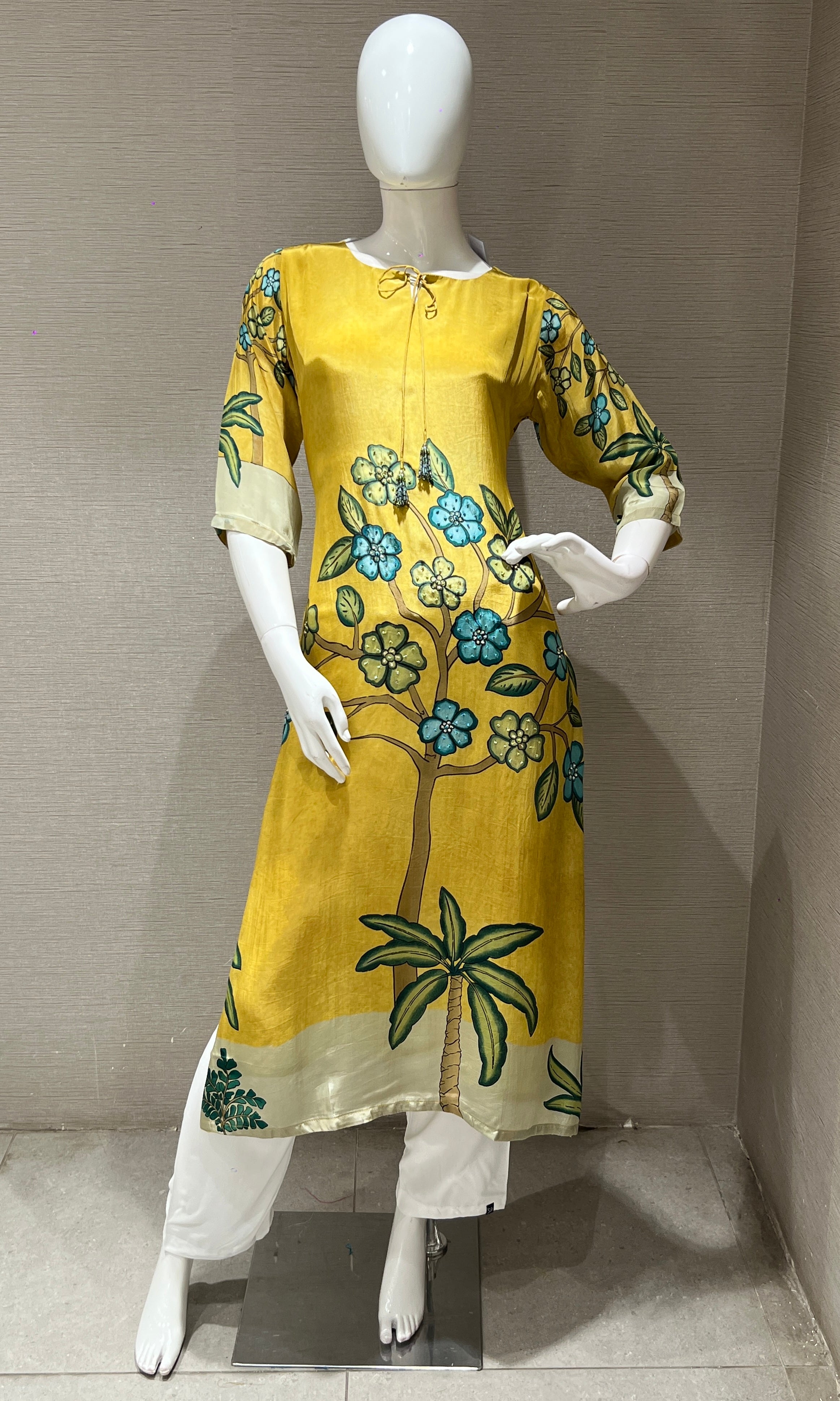 Mehandi green Kurti top