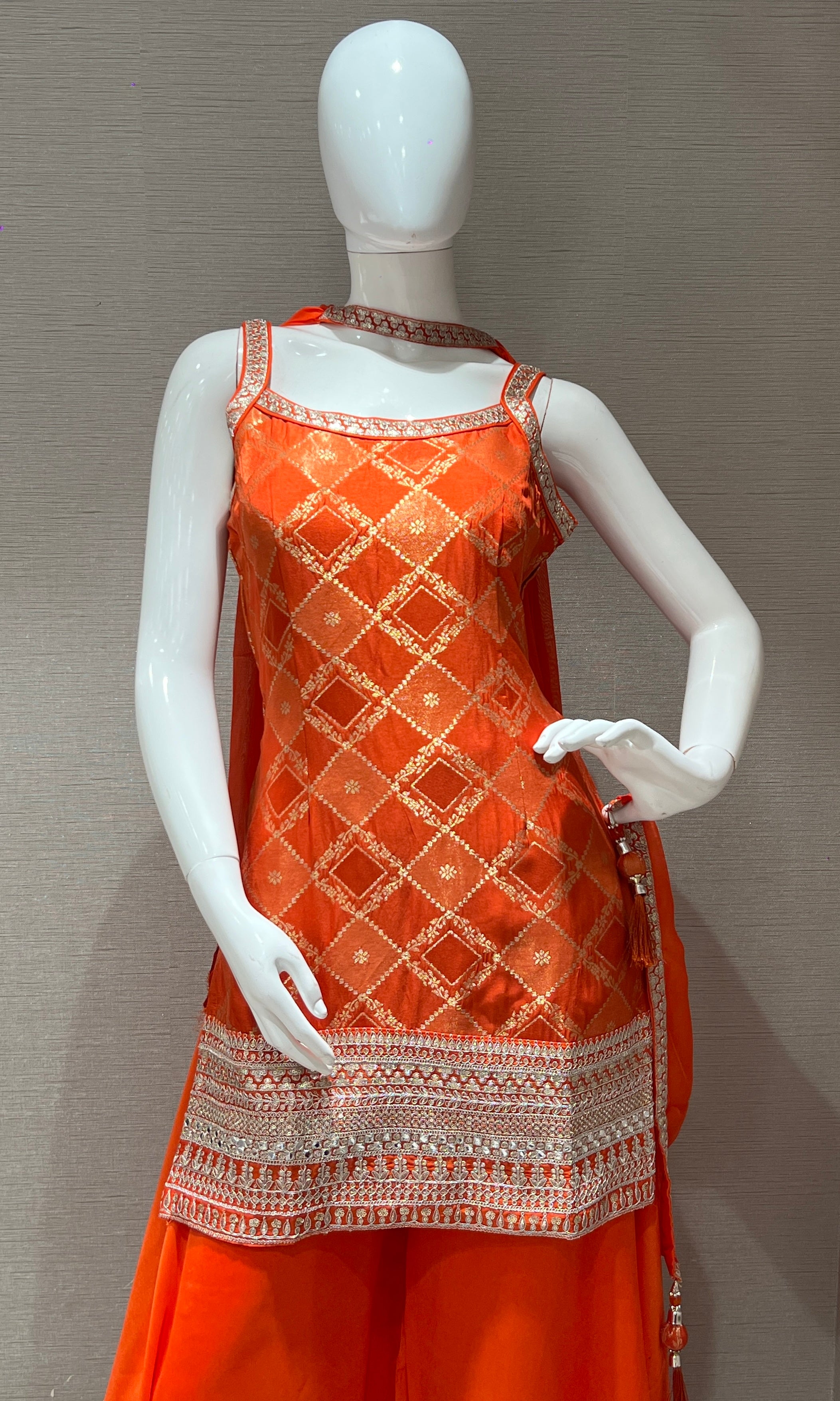 Orange palazzo
