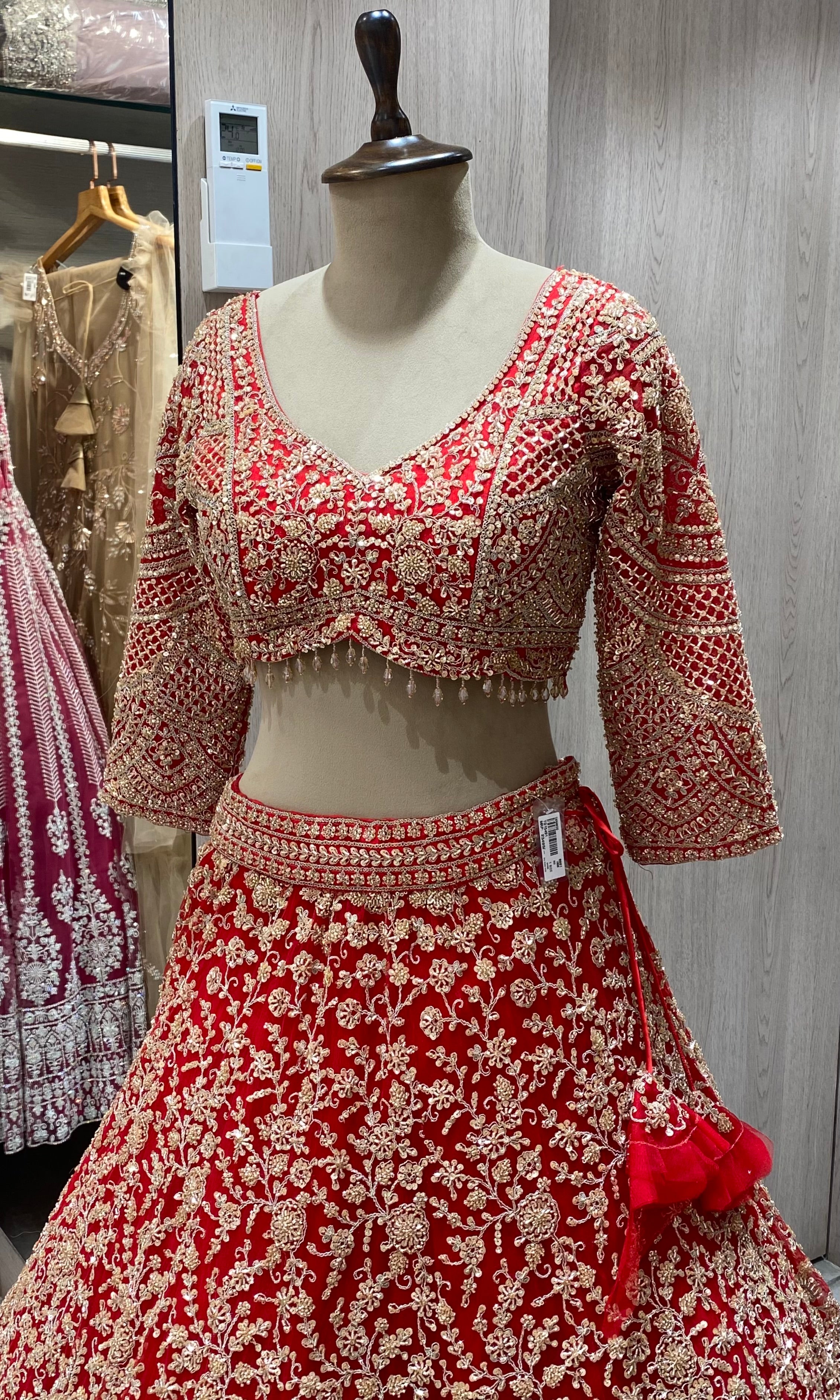Red Lehenga