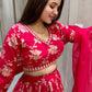 🌺Rani pink Banarasi Lehanga 🌺