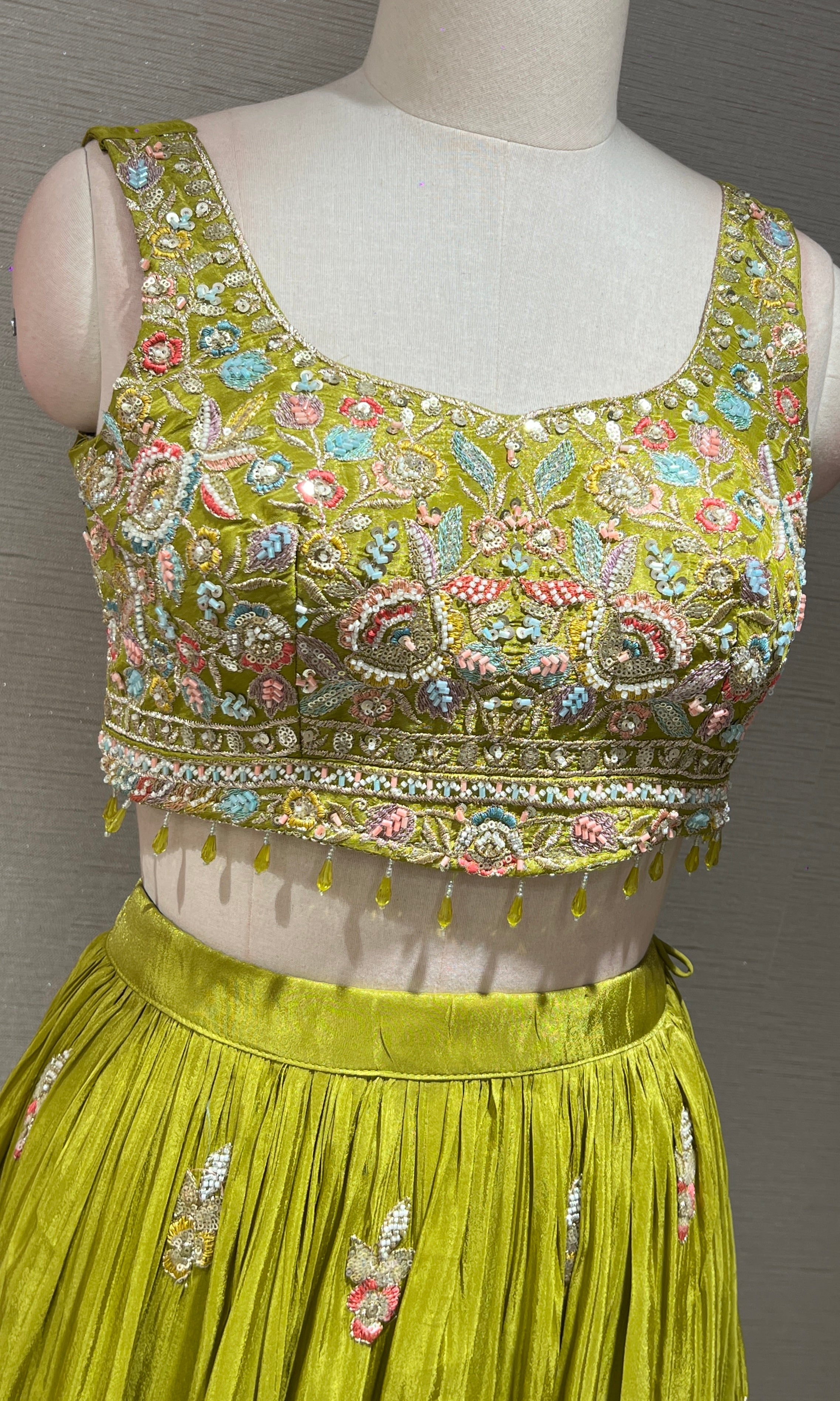 LIRIL floral embroidery lehenga