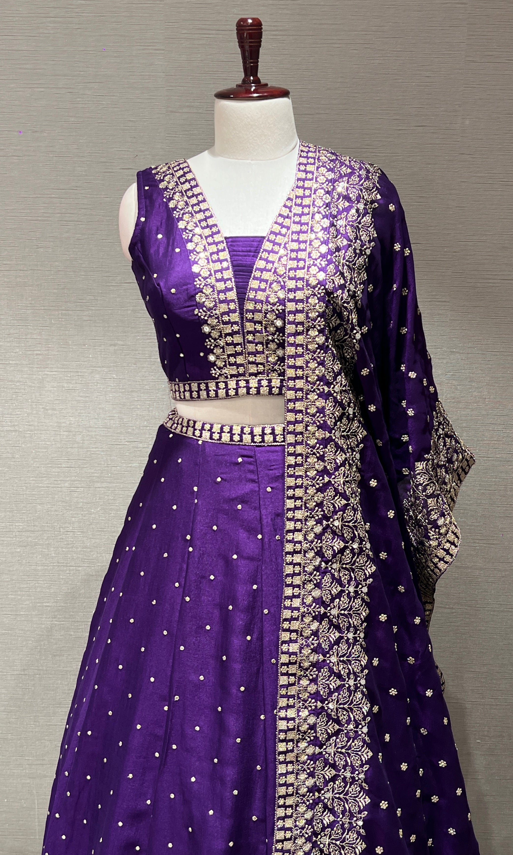 Purple Lehenga
