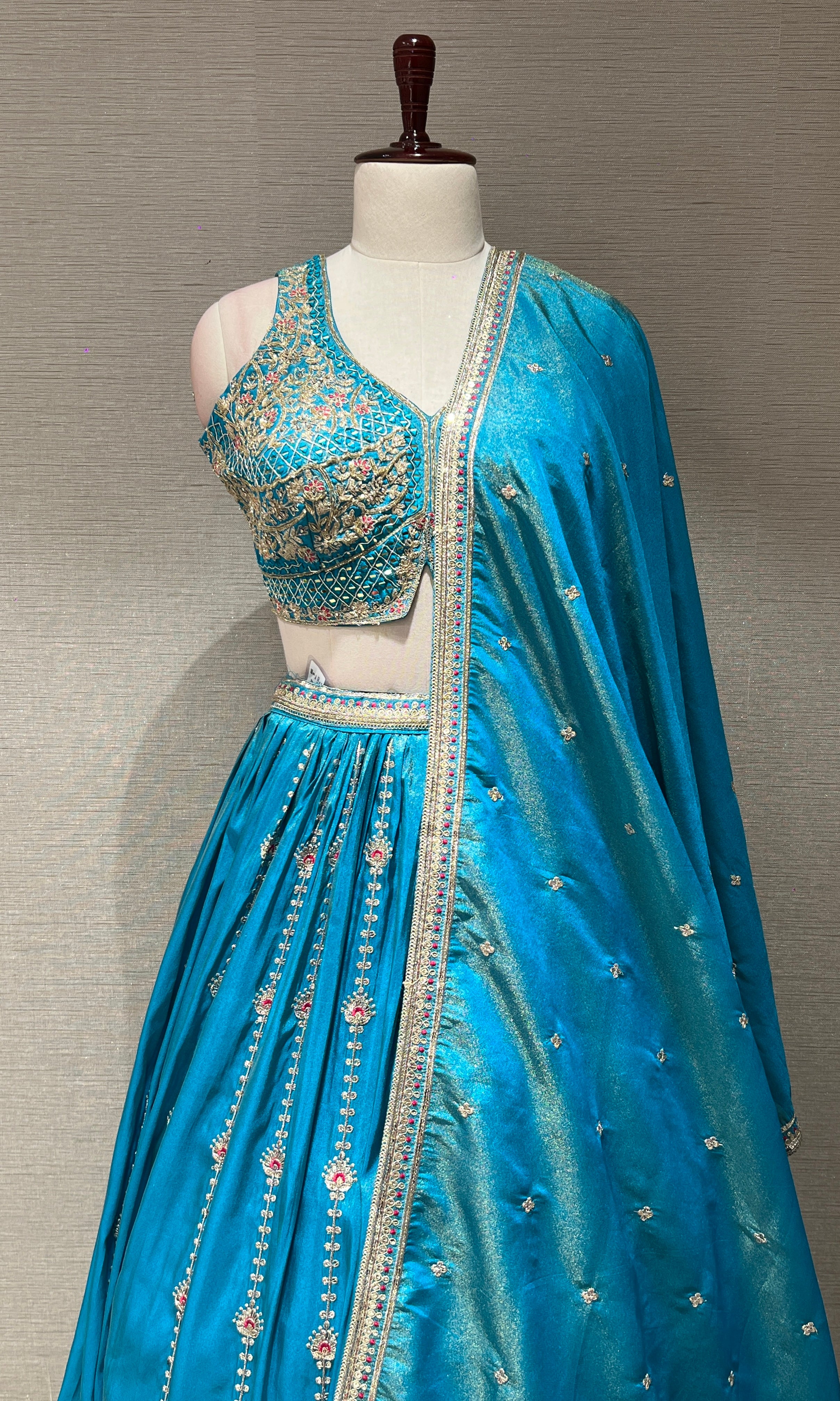 Blue Lehenga