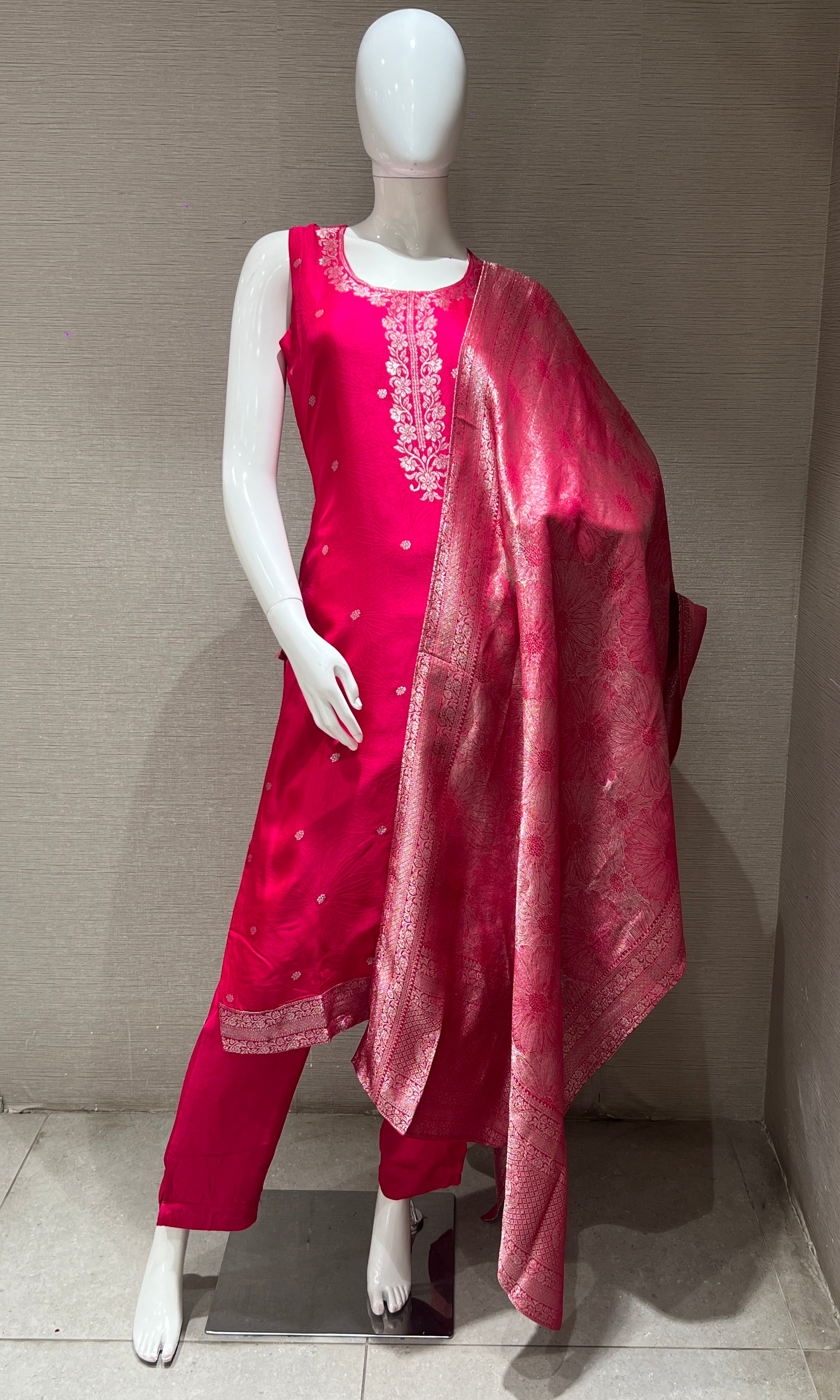 Pink kurta set