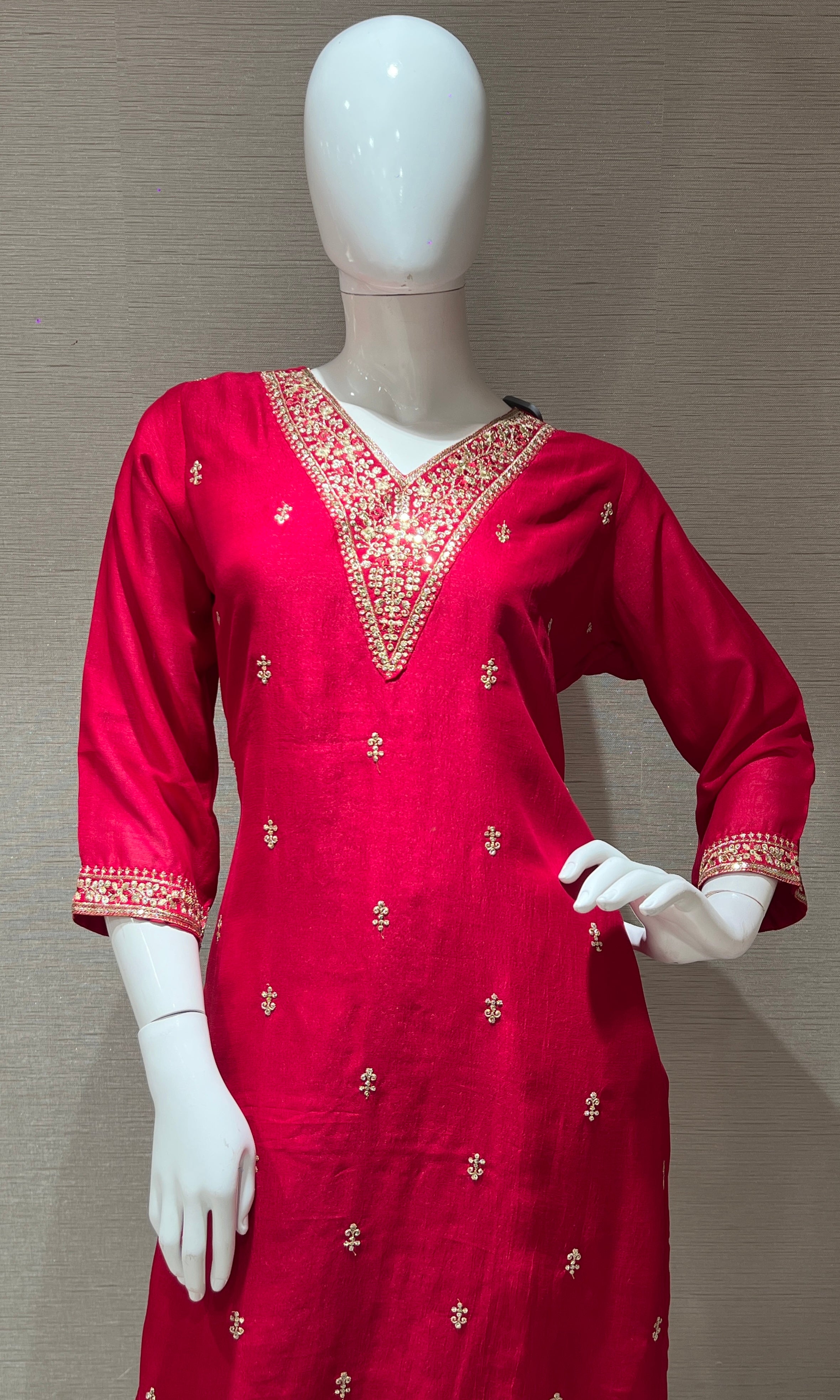 Pink kurta set