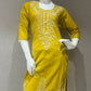 Golden yellow kurta set
