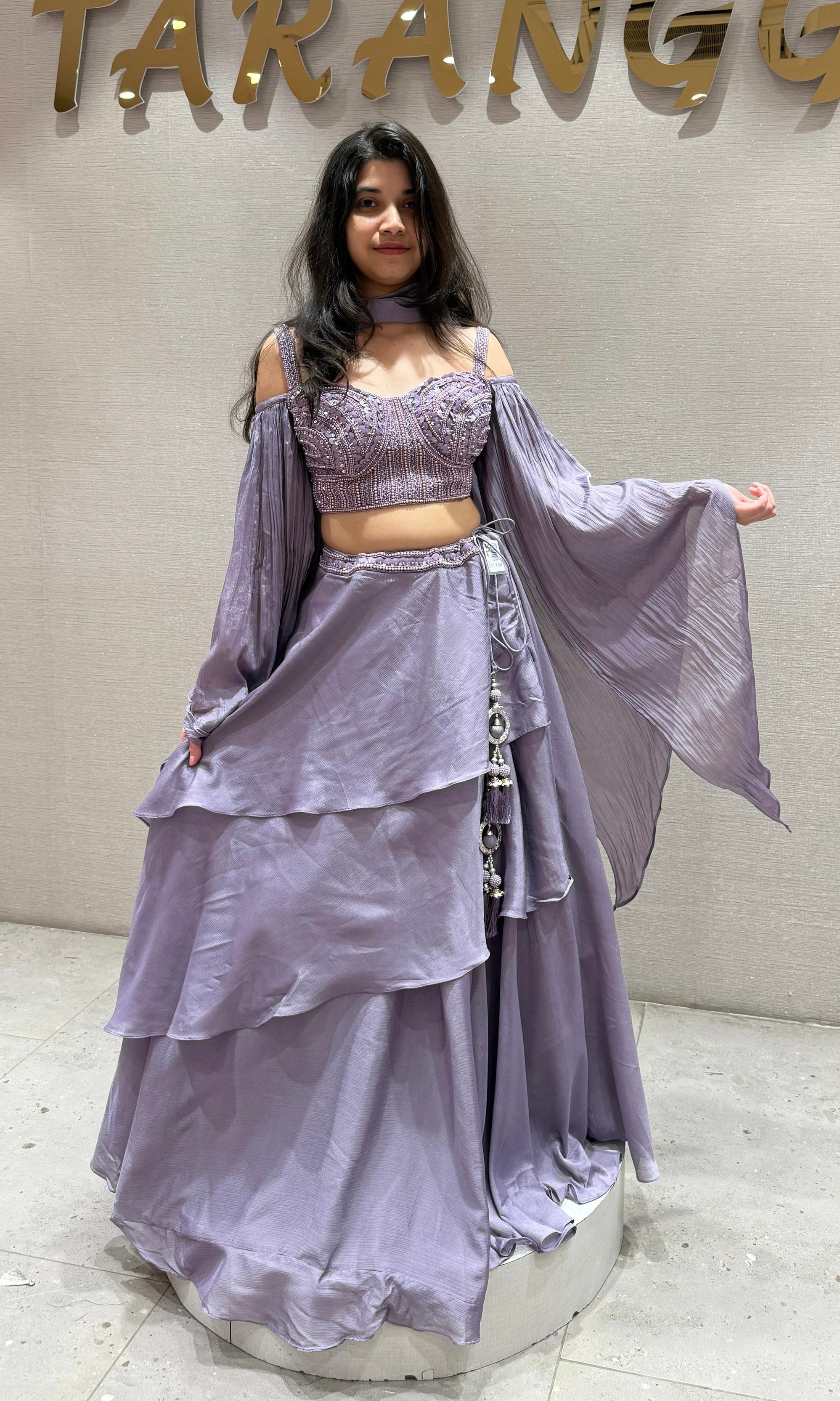 Lilac Lehenga