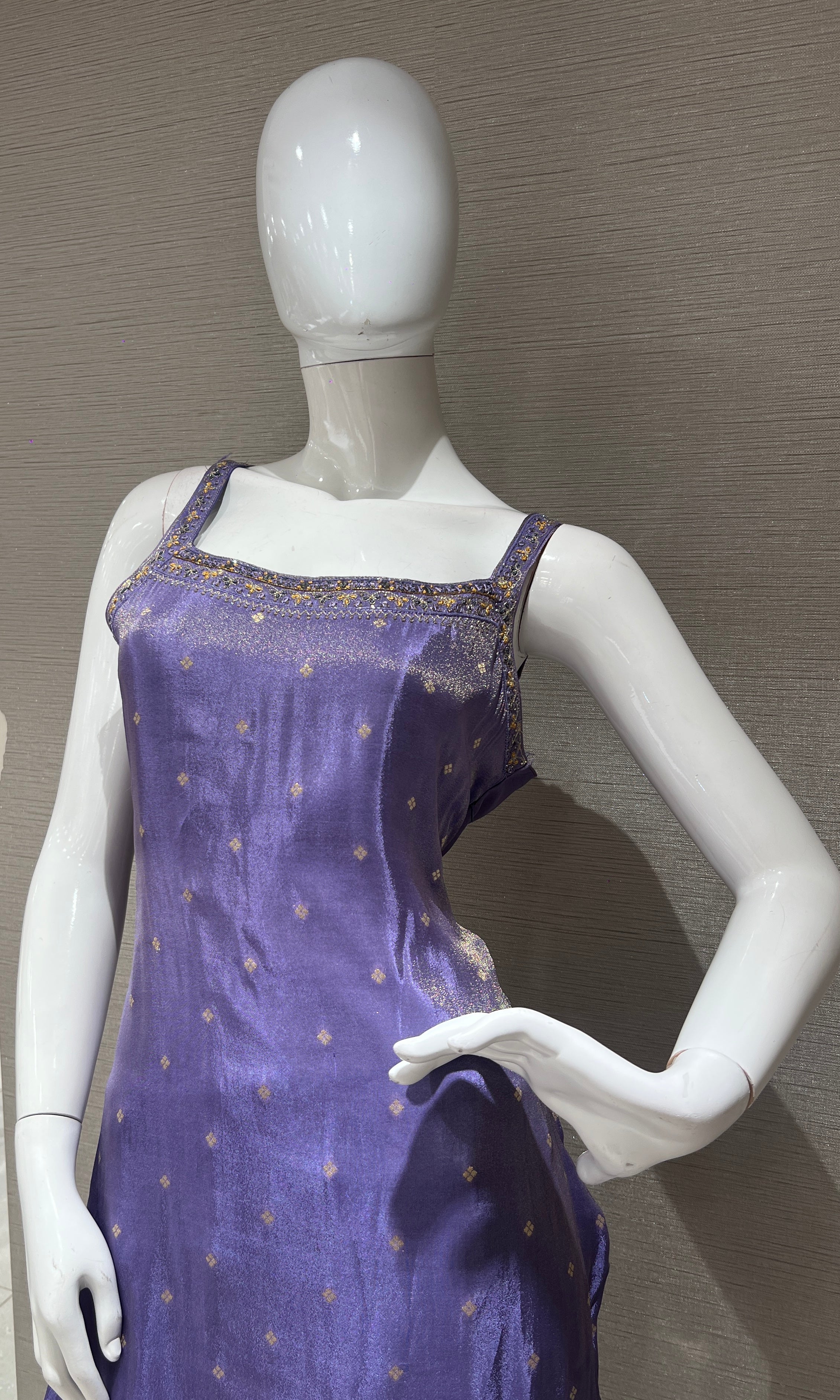 Purple kurta set