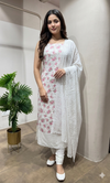 PINK Chikankari DRESS MATERIAL