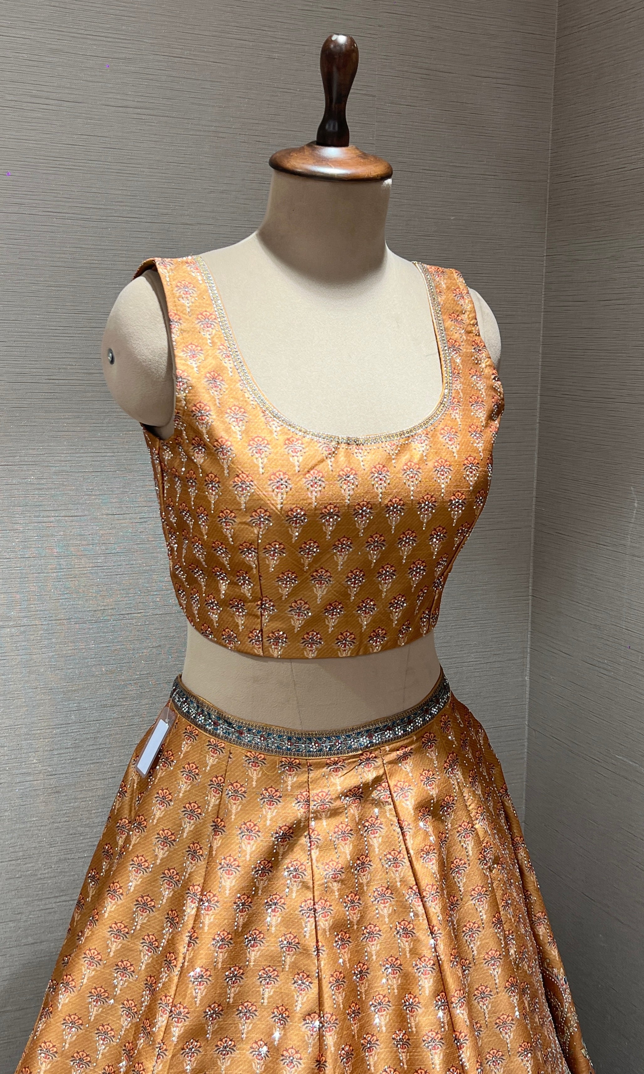 Mustard yellow Lehenga
