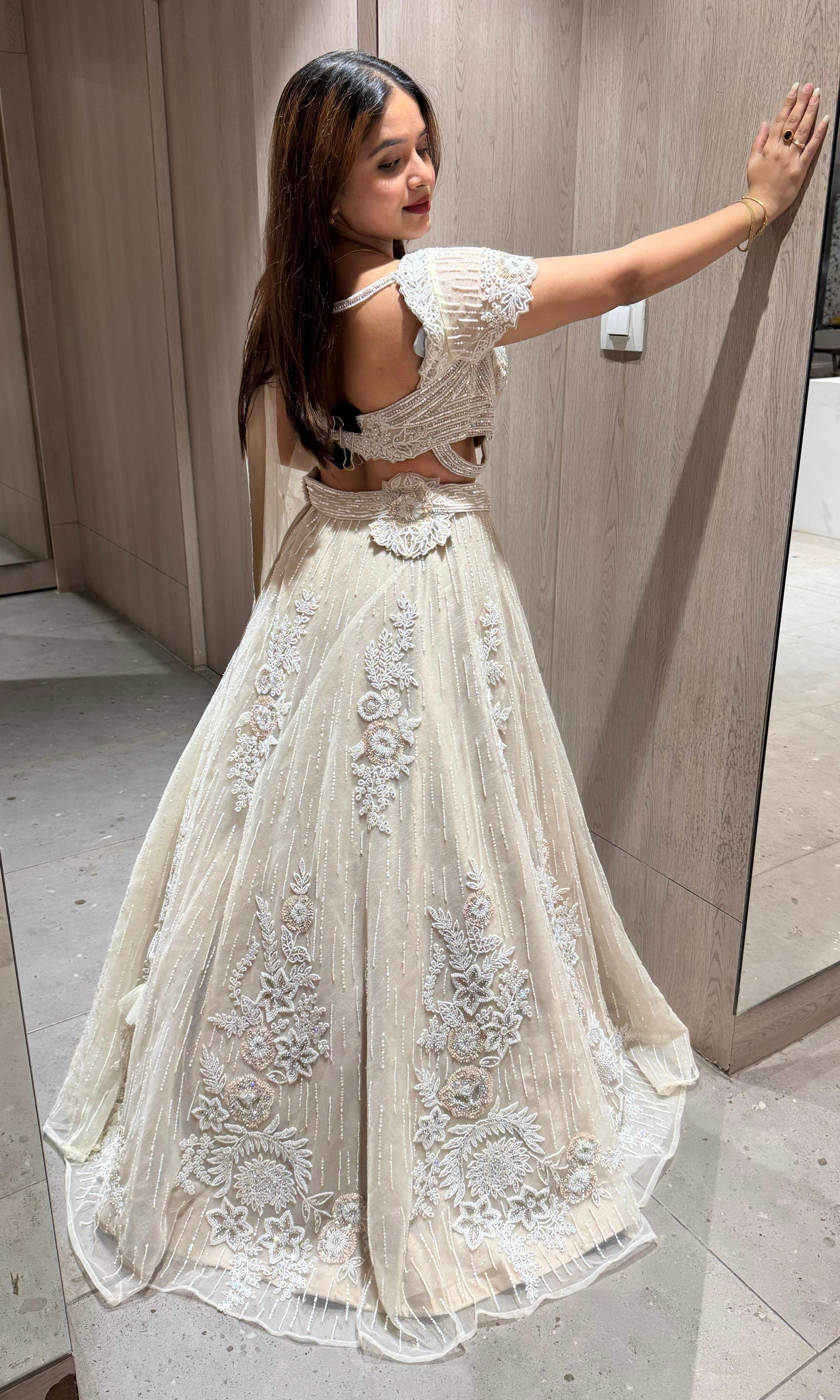 Silver Lehenga