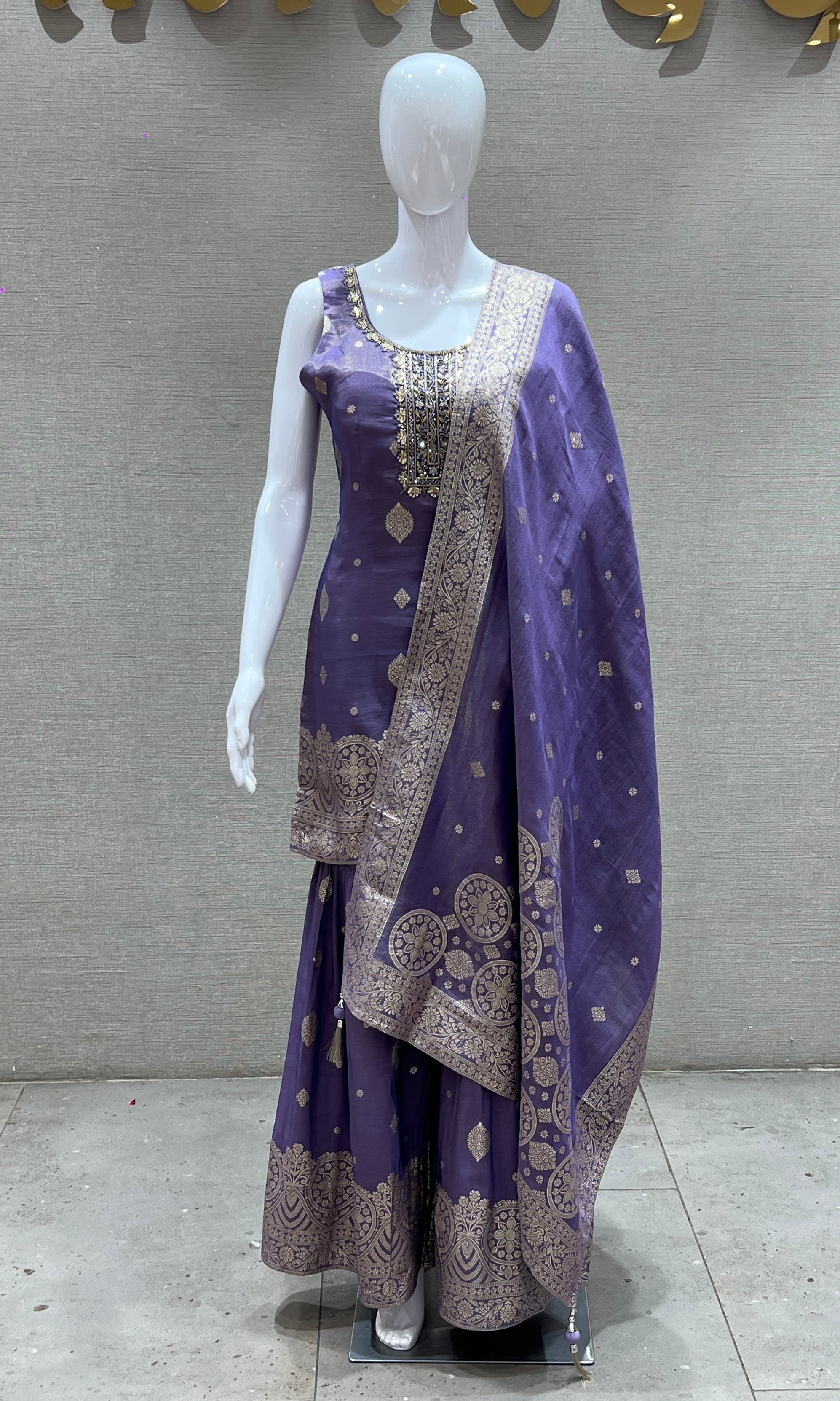 Light purple Pallazo set