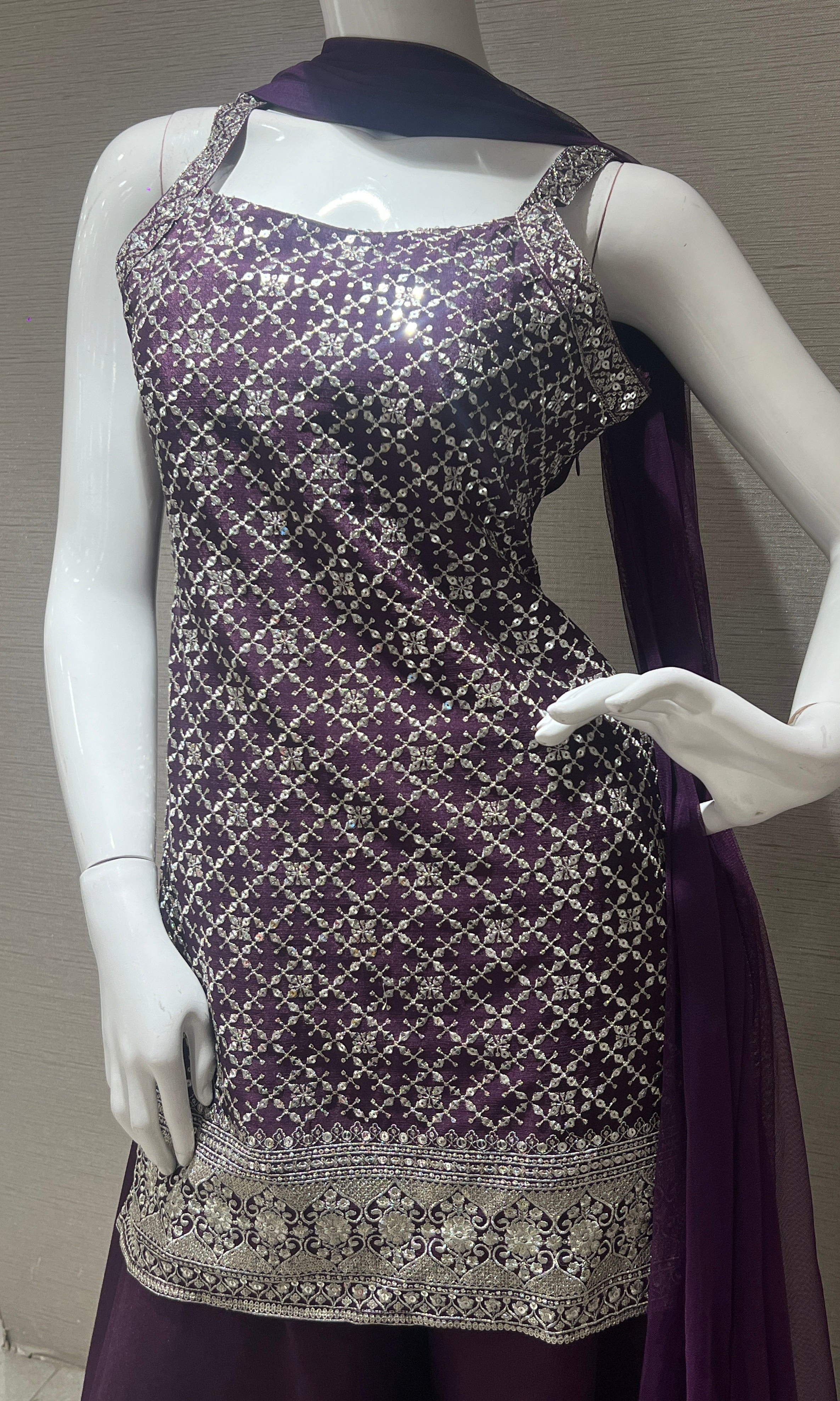 Purple palazzo